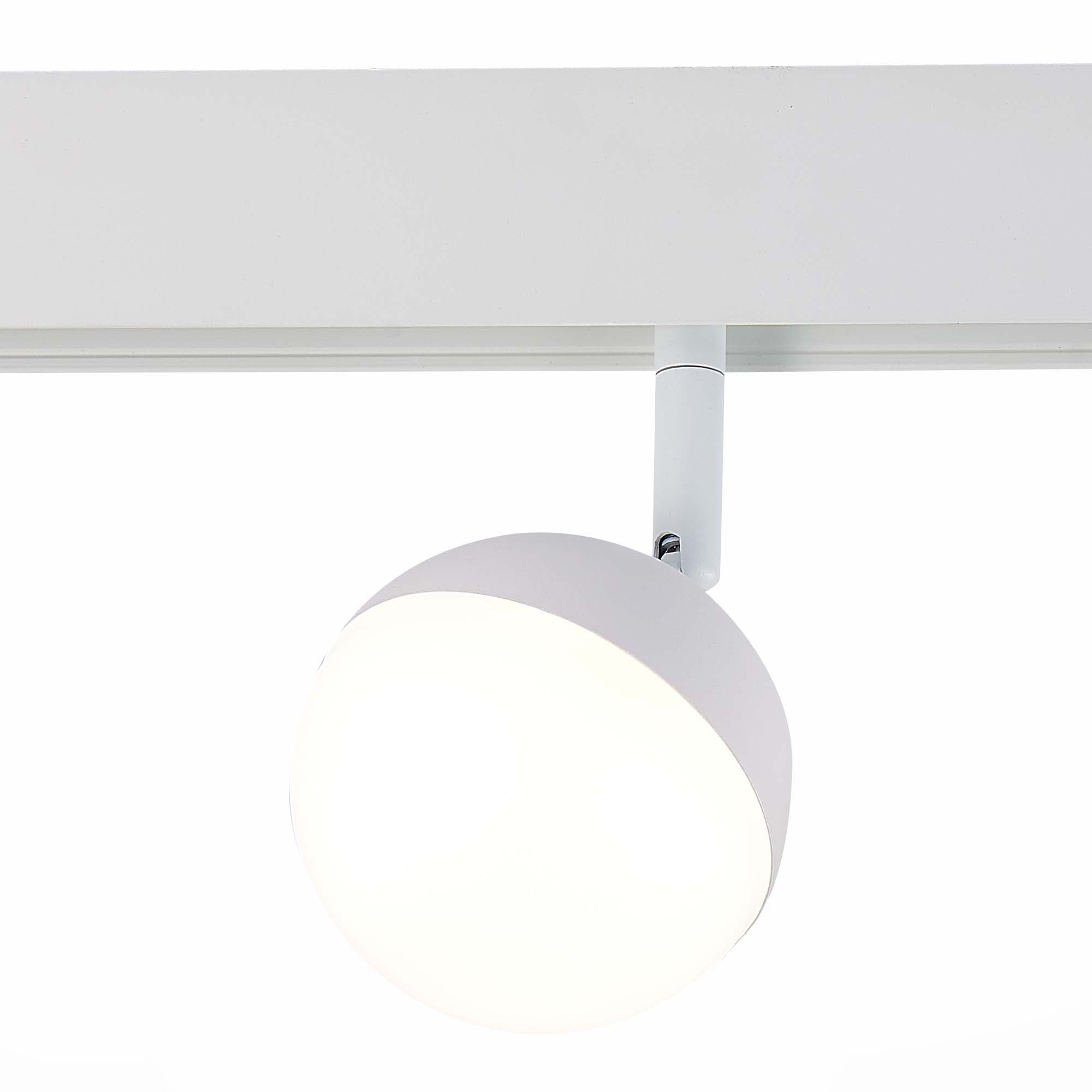 ST Luce ST358.546.07 Магнитный трековый светильник белый LED 1*7W 4000K 520Lm Ra>80 120° IP20 L120xW90xH192 48V