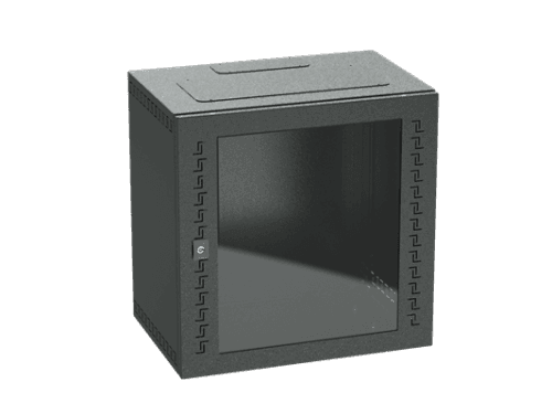 DKC IT-корпус навесной STI 19" 20U, 1000х600х400, дверь с закаленным стеклом, RAL9005