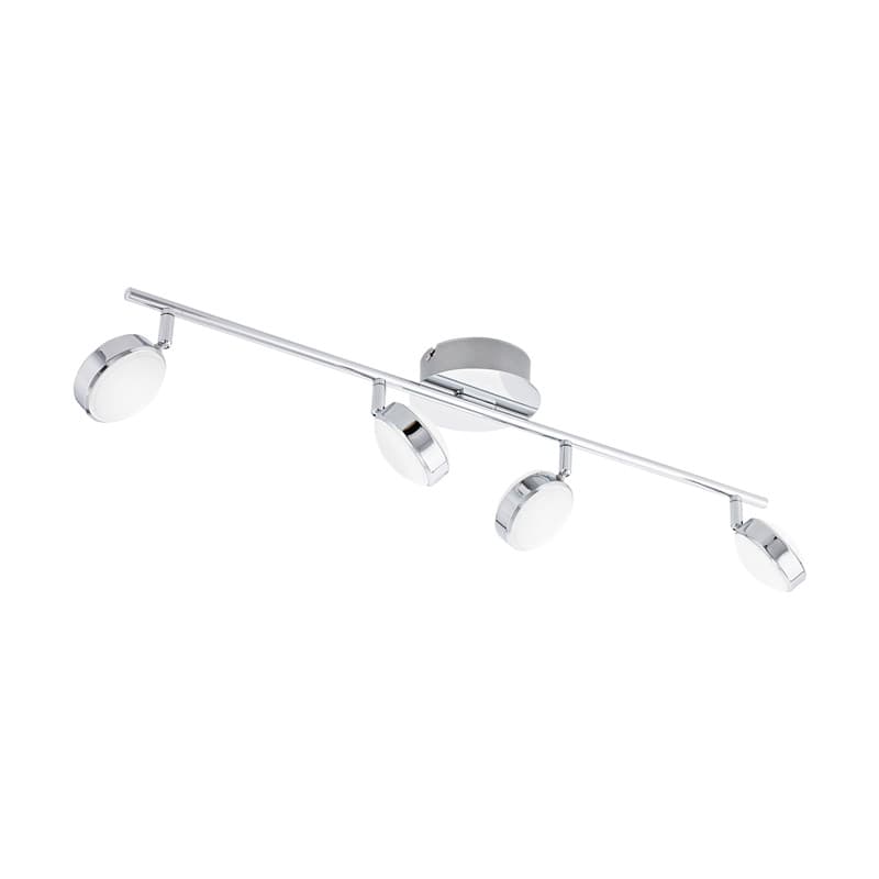 Eglo Спот LED SALTO, 4x5,4W(LED), L760, сталь, хром/пластик, матовый 95632