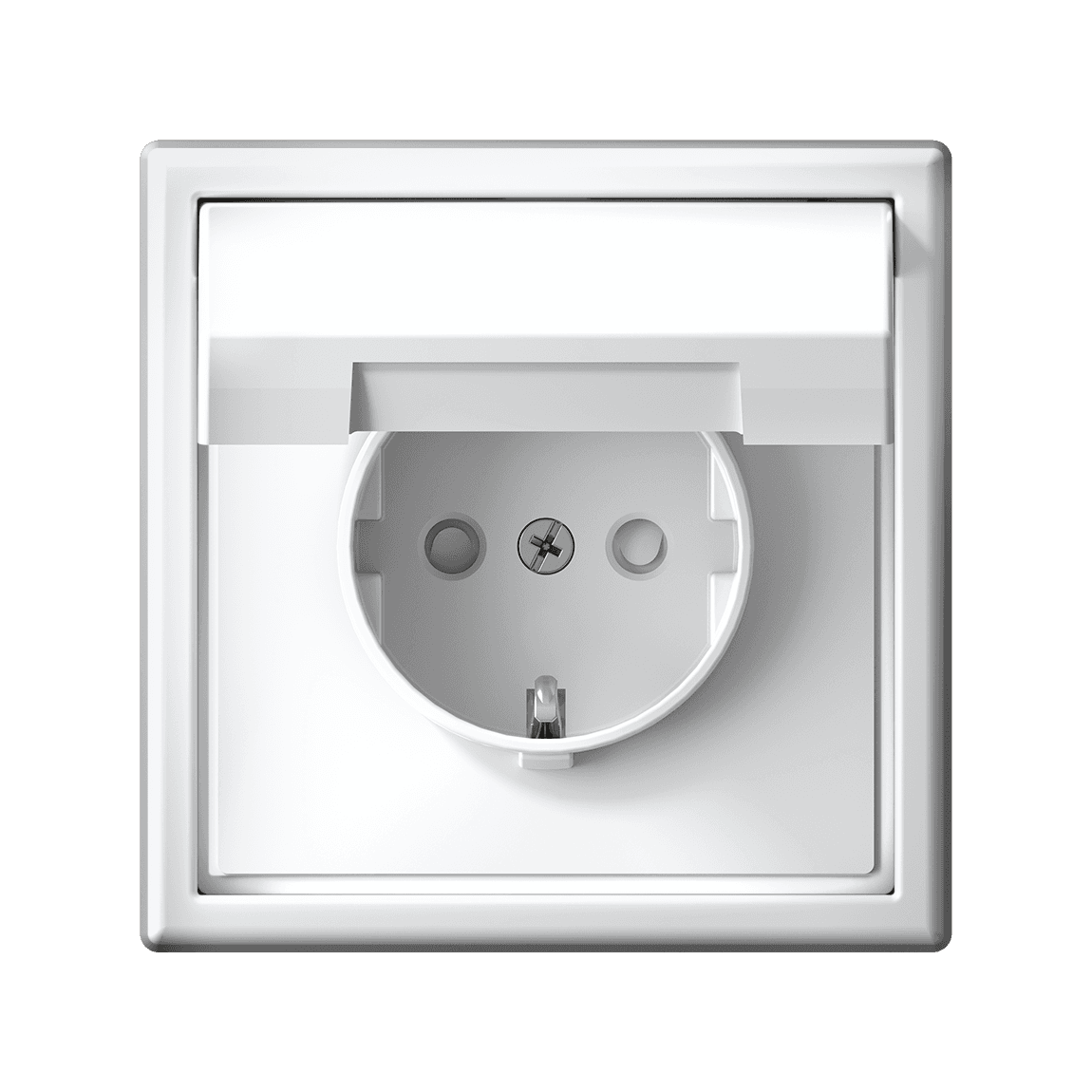 Systeme Electric ArtGallery Белый Розетка с заземл. со шторк. с крышк., 16А, IP20, механизм, быстрозажим. клем. — миниатюра 9