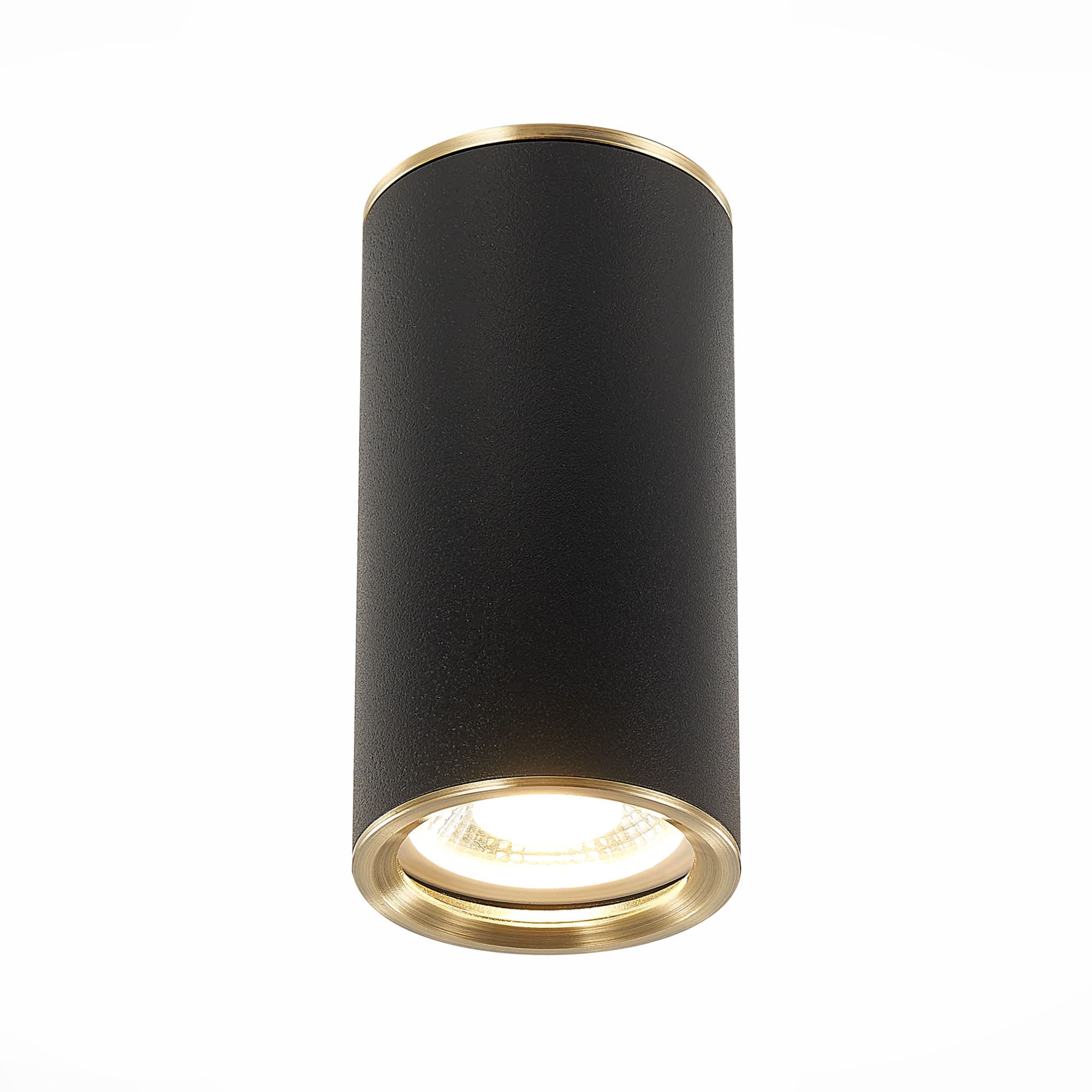 ST Luce ST111.437.01 Светильник потолочный Черный GU10 1*50W D54xH105 220V Без ламп — миниатюра 1