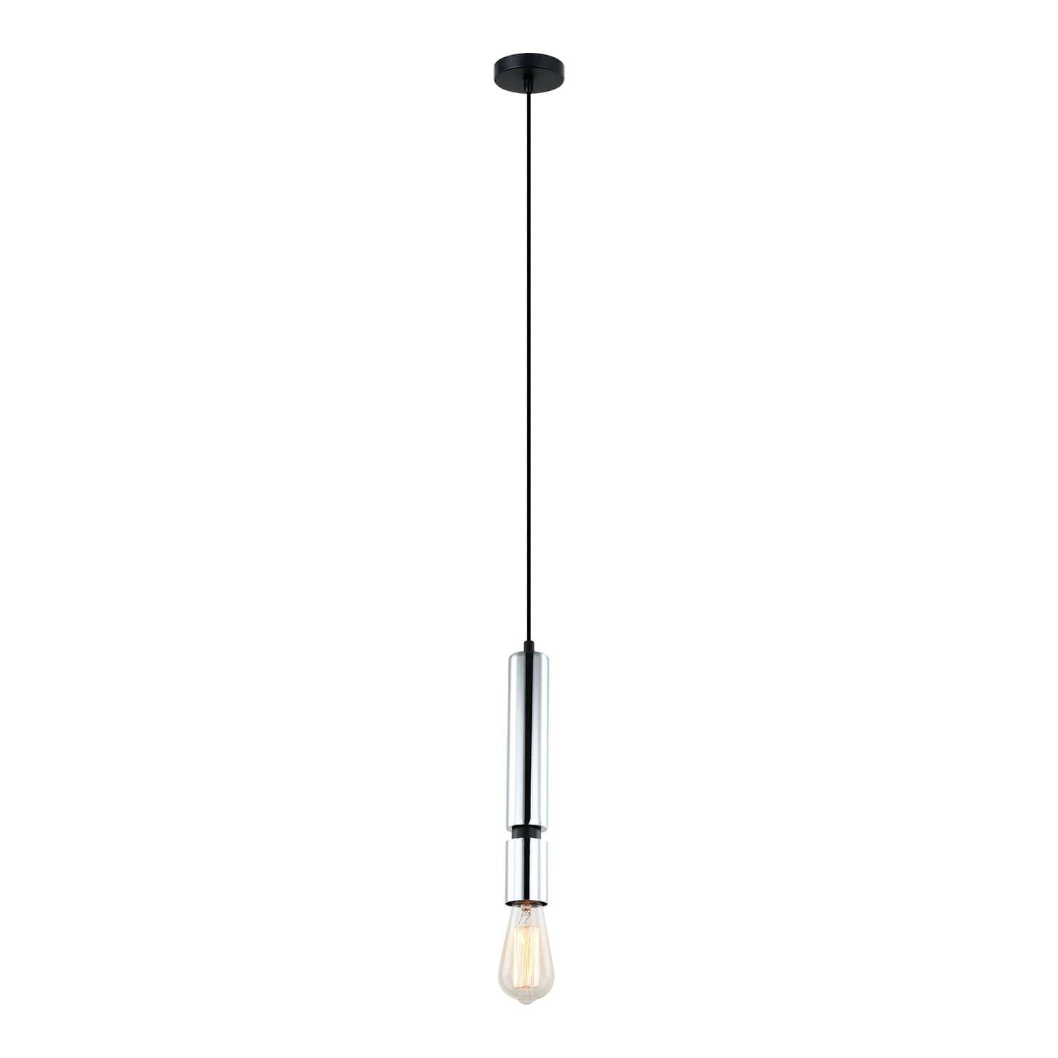 Lussole LOFT Светильник подвесной хром/черный LSP-8570
