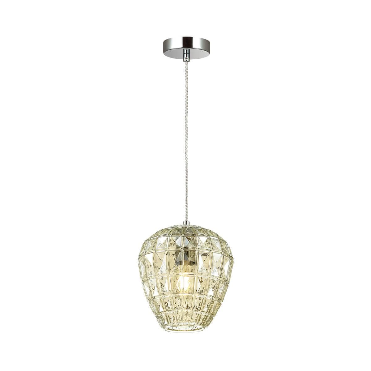 Odeon Light 4715/1 ODL20 369 св.коричневый/хром Подвес E27 60W 220V MAKA