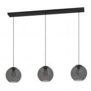 Eglo 390214 Подвесной потолочный светильник HL/3 E27 L-1255 black/grey 'ARANGONA'