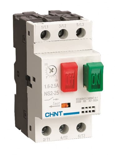 CHINT Пускатель NS2-25 0.4-0.63A (R)