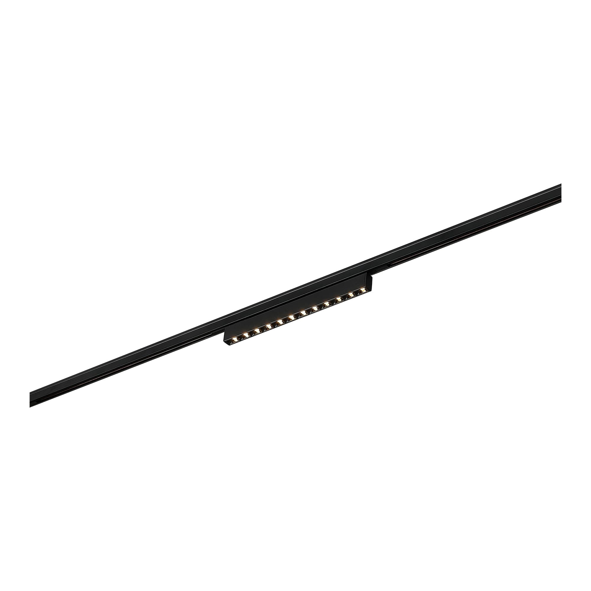 ST LUCE ST666.436.10 Магнитный трековый светильник Черный LED 1*10W 3000K 430Lm Ra>90 IP20 L196xW10xH18 24V
