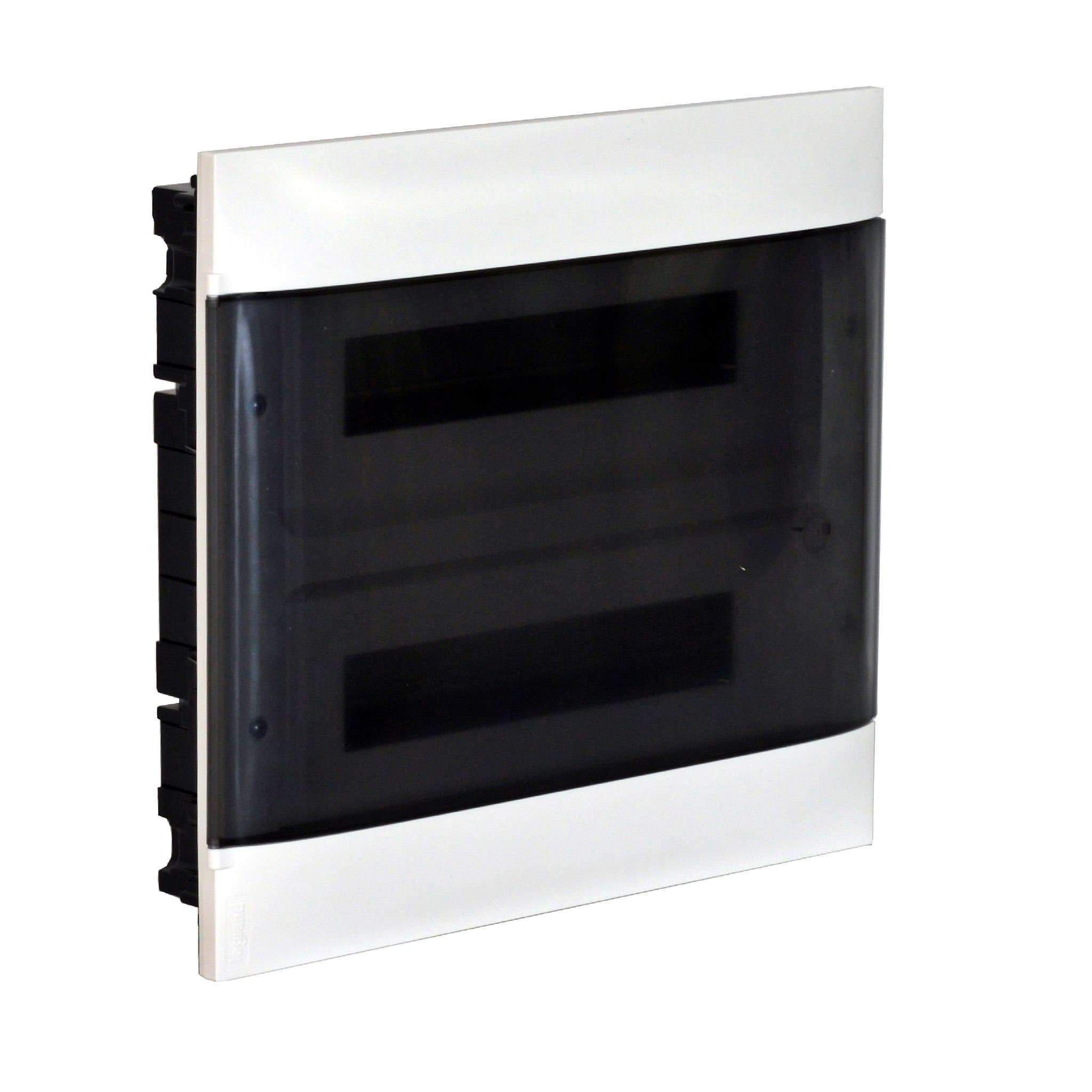 Legrand Practibox S Пластиковый щиток Встраиваемый 2X18 Дымчатая дверь 137557 — миниатюра 3