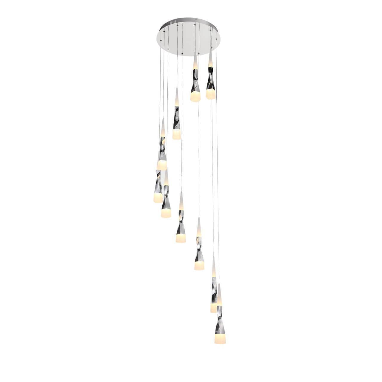ST Luce SL405.103.10 Светильник подвесной Хром/Белый, Хром LED 10*7W — миниатюра 1