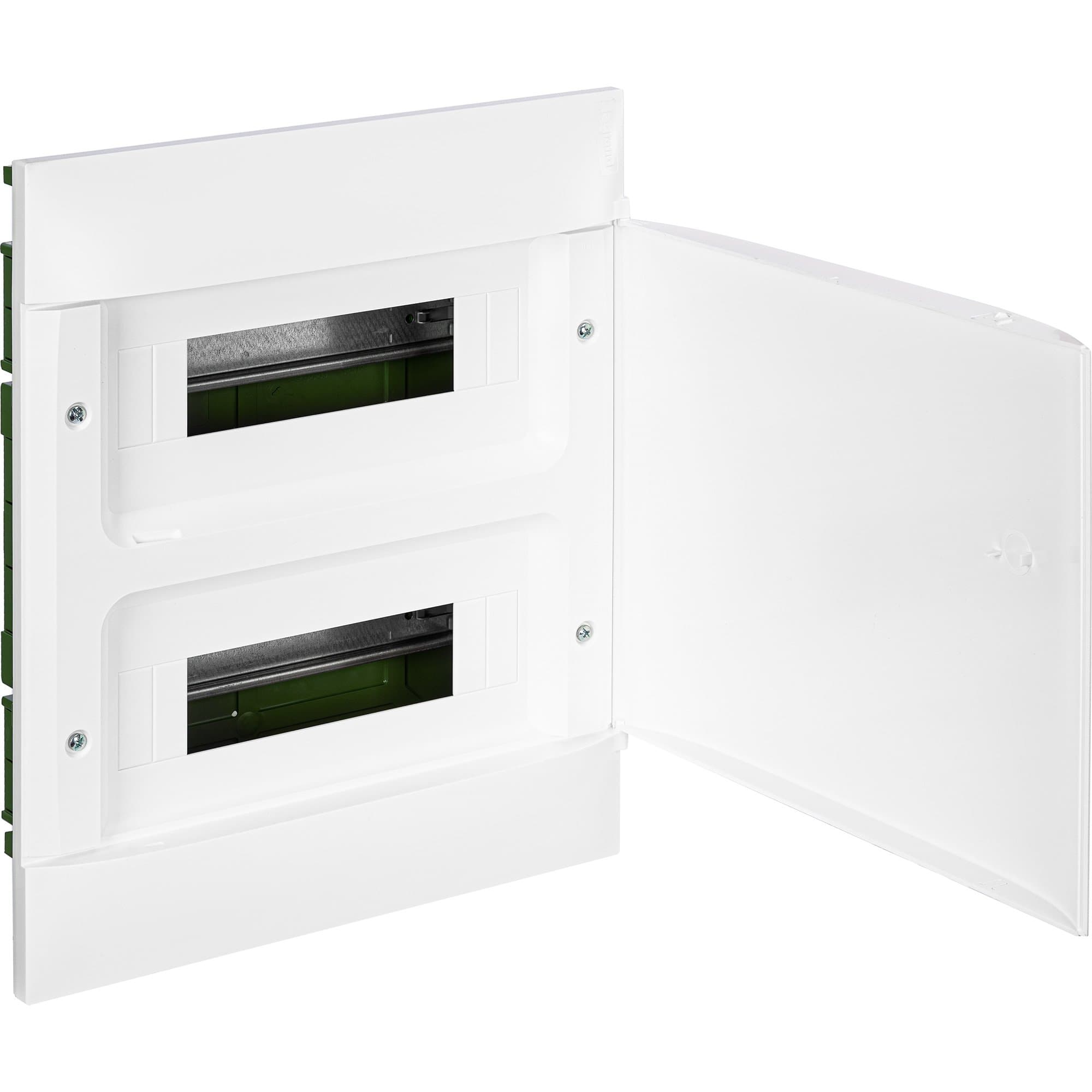 Legrand Practibox S Пластиковый щиток Встраиваемый (в полые стены) 2X12 Белая дверь 135562