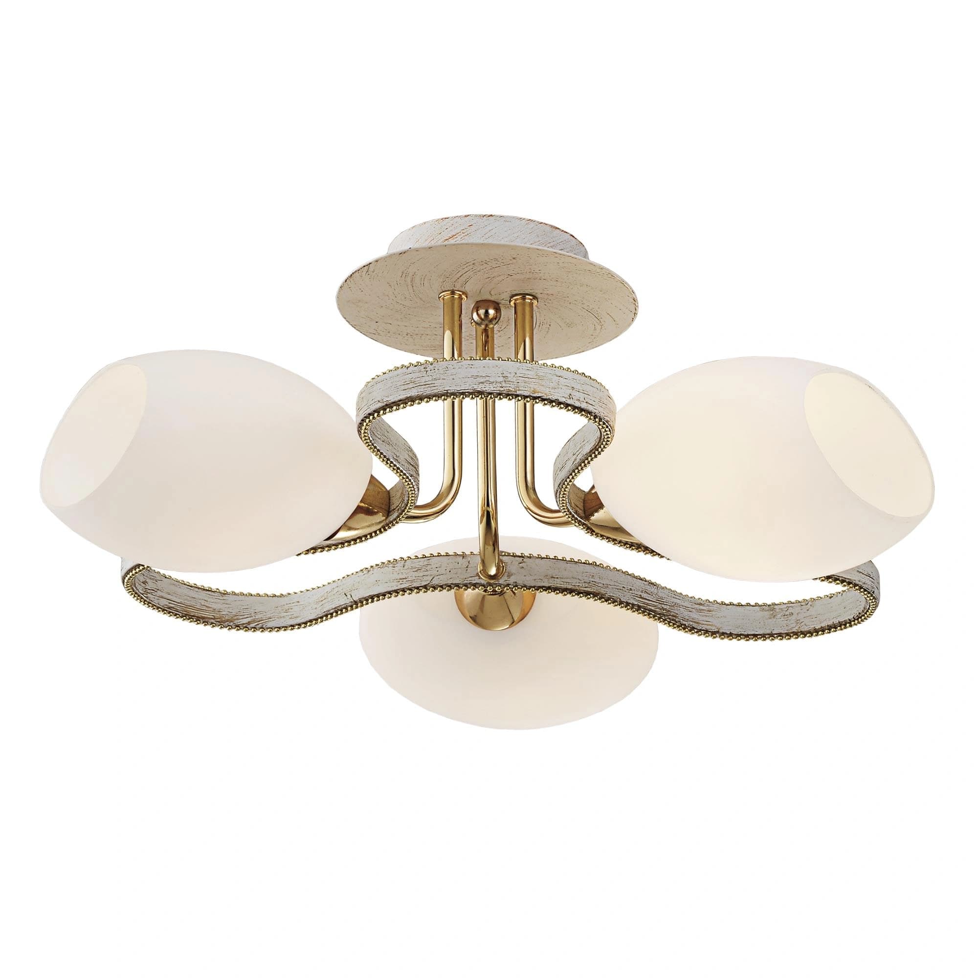 Citilux CL131133 Октава Белый+Золото Люстра