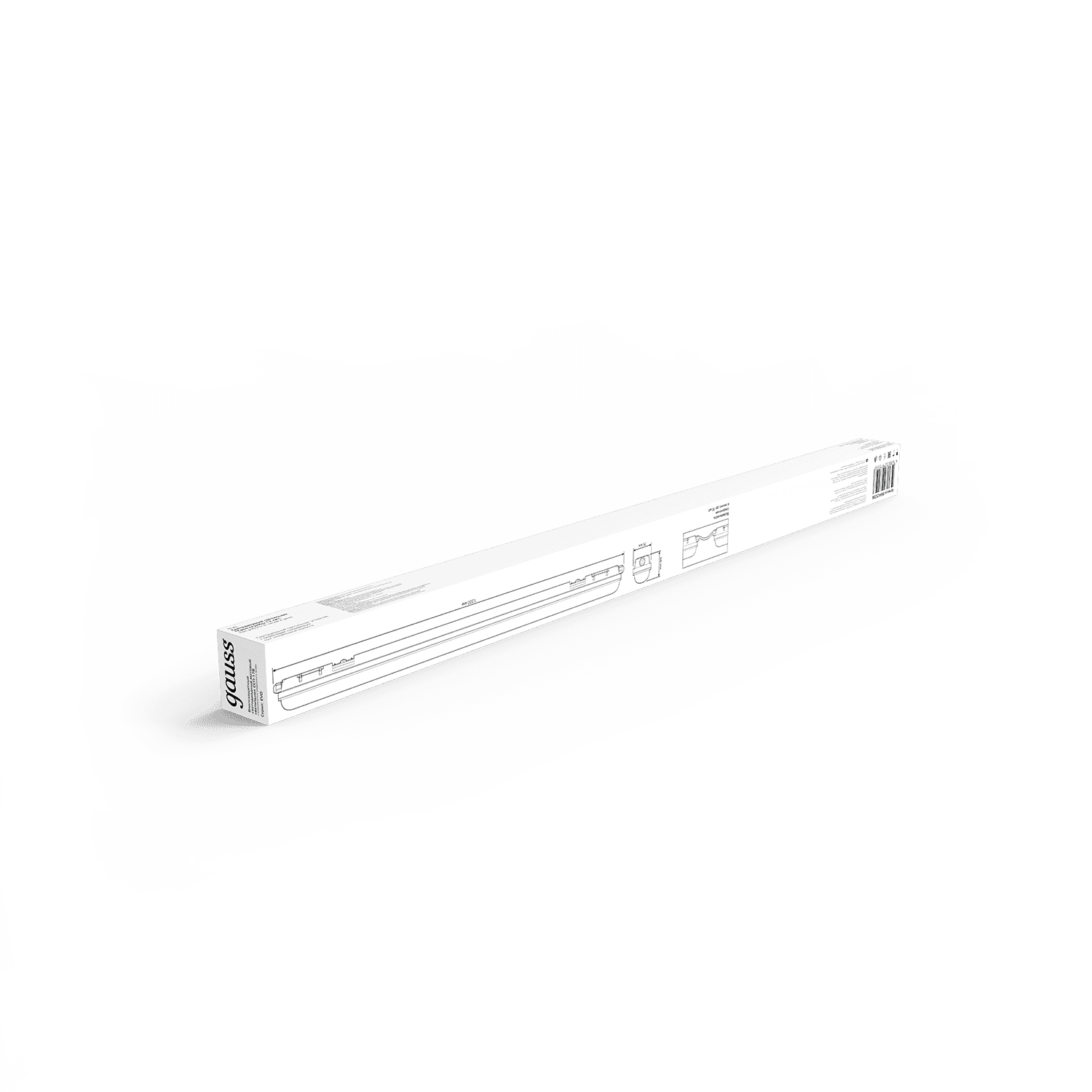 Gauss Св-к линейный СПП-176 EVO 36W 3960lm 6500K 200-240V IP65 1200*76*66мм соед в линию LED 864425336 — миниатюра 3