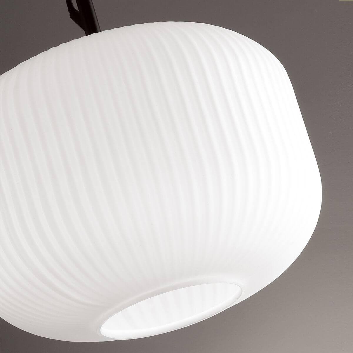 Odeon Light 4753/1 ODL21 белый/черный Подвес E27 60W ROOFI — миниатюра 3