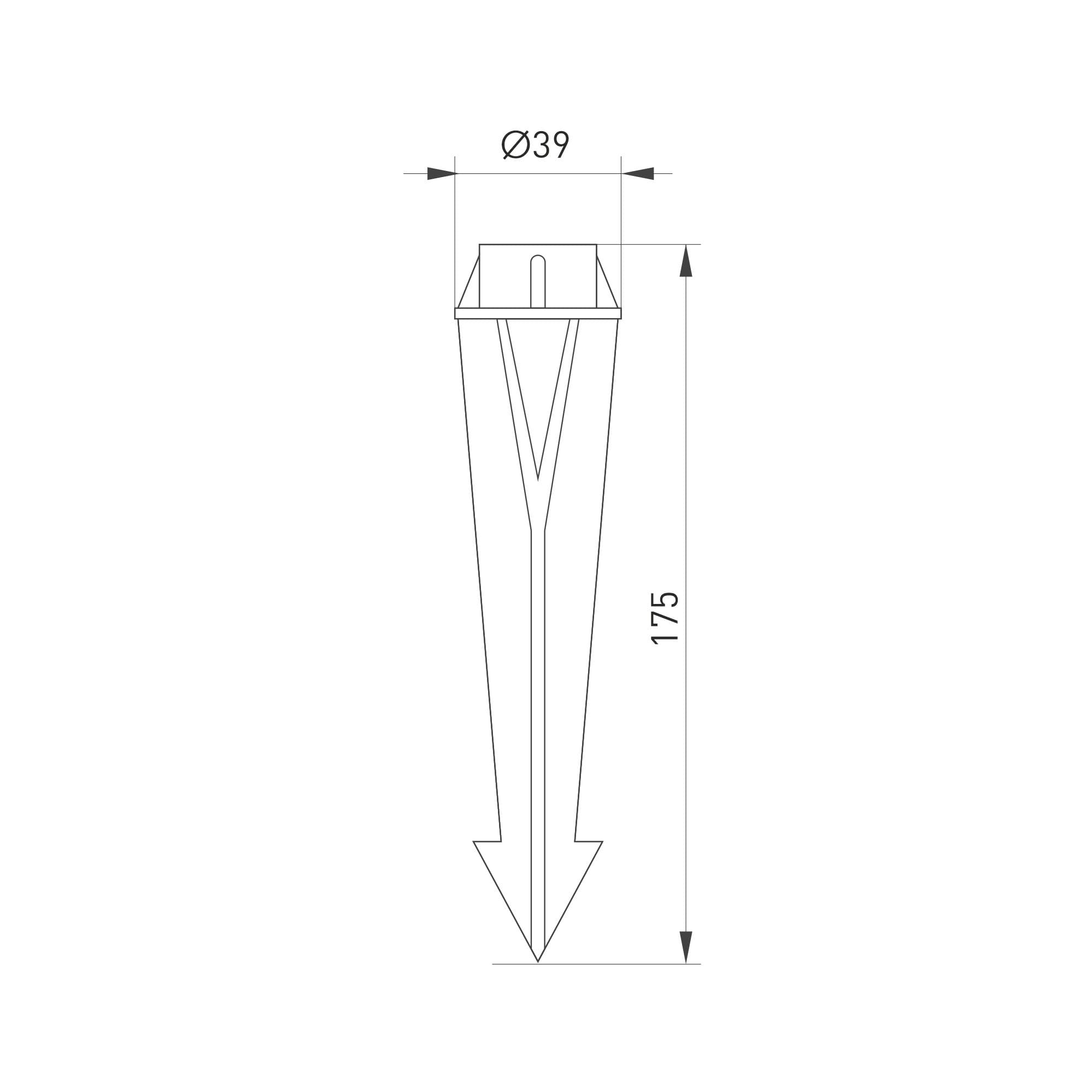 Arlight Основание для светильника ALT-SPIKE-175 (BK) (Пластик) 024888 — миниатюра 3
