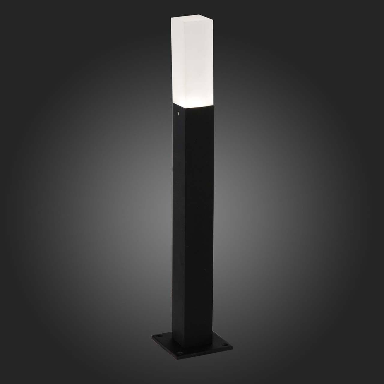 ST LUCE SL101.405.01 Светильник уличный наземный Черный/Белый LED 1*3W — миниатюра 3