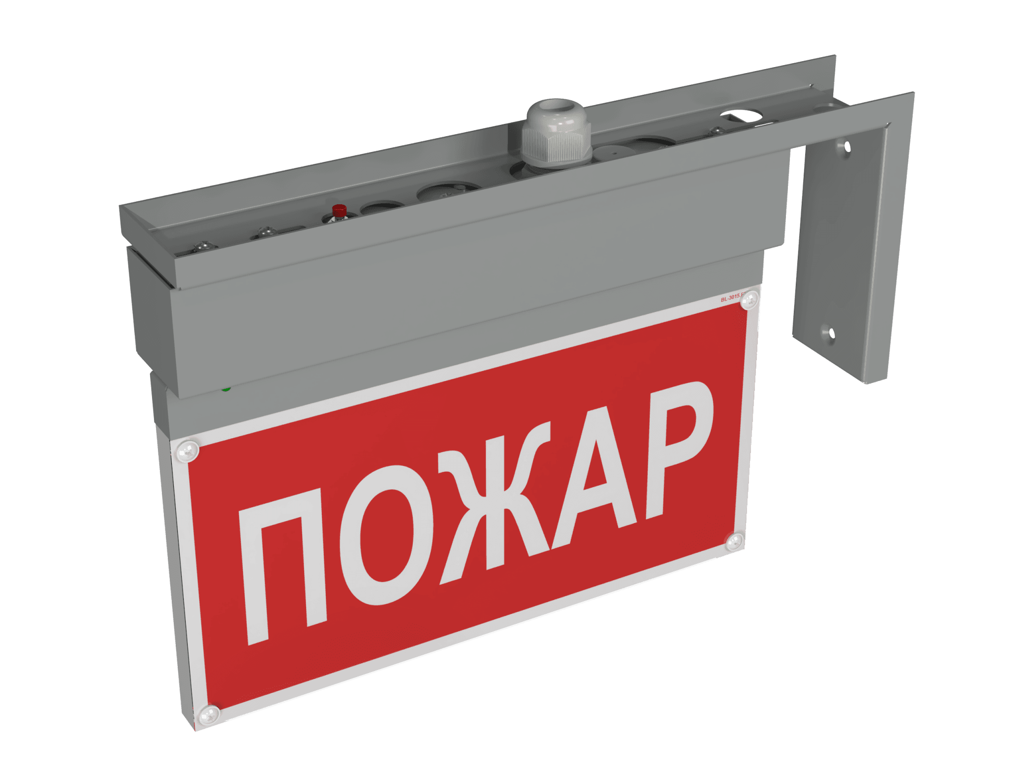 Белый свет Световой указатель BS-NEXTRINO-71-S1-INEXI2 Gray a15510 — миниатюра 10