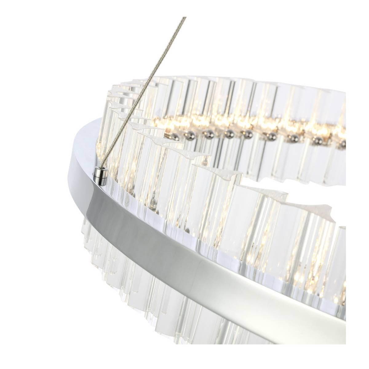 ST Luce SL383.113.01 Светильник подвесной Хром/Прозрачный LED 1*44W — миниатюра 3