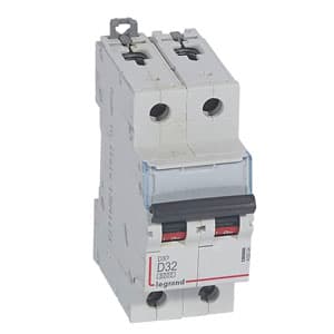 Legrand DX3 Автоматический выключатель 2P 32A (D) 6000/10kA 408034 — миниатюра 2