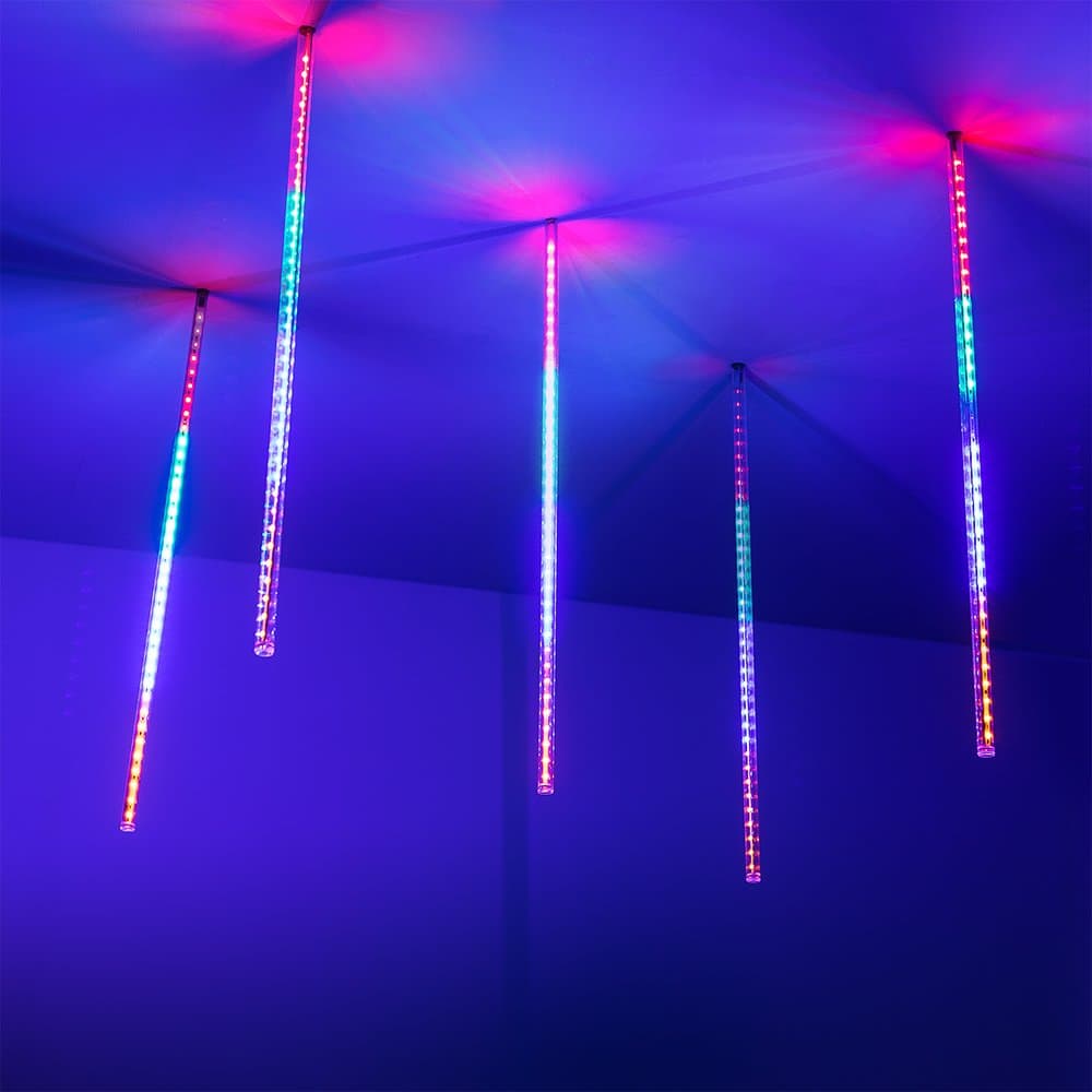 Arlight Светодиодная гирлянда ARD-ICEFALL-CLASSIC-D12-500-5PCS-CLEAR-72LED-LIVE RGB (230V, 6W) (Ardecoled, IP65) 026051 — миниатюра 1