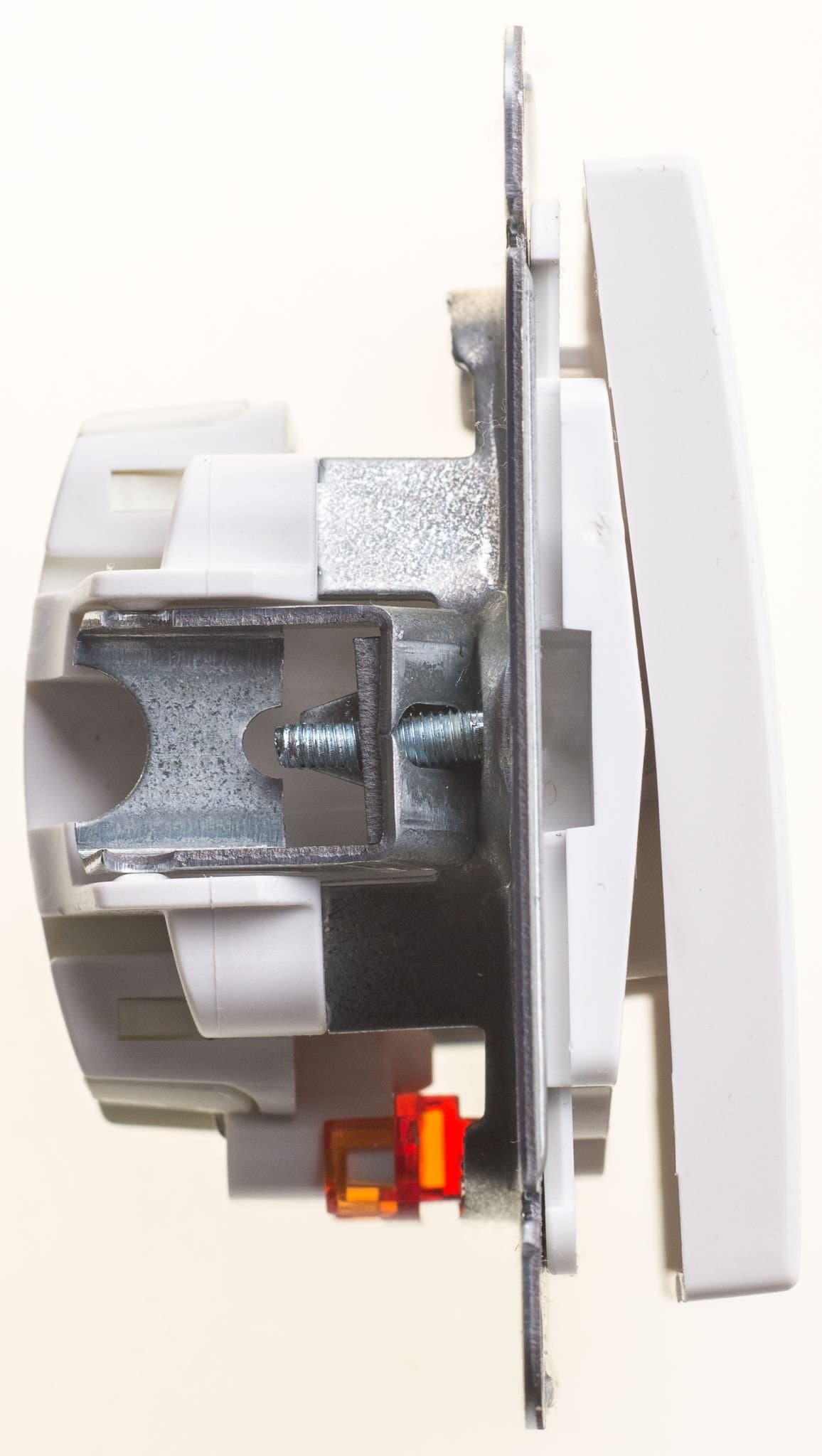 Systeme Electric Wessen 59 Бел Переключатель 1-клавишный с подсветкой 10АХ — миниатюра 3
