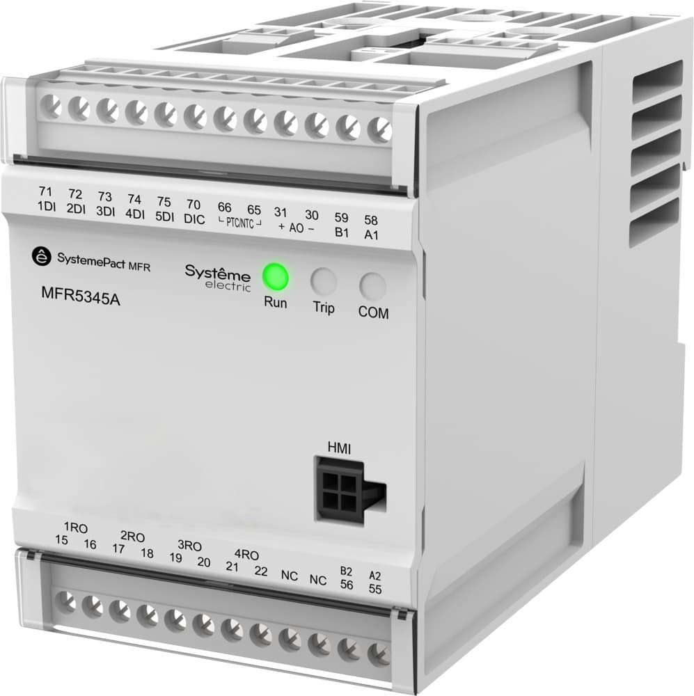 Systeme Electric Реле MFR530 2 MODBUS-RTU 0.2-5A ТТ Ø10.5ММ 80-270В AC/DC
