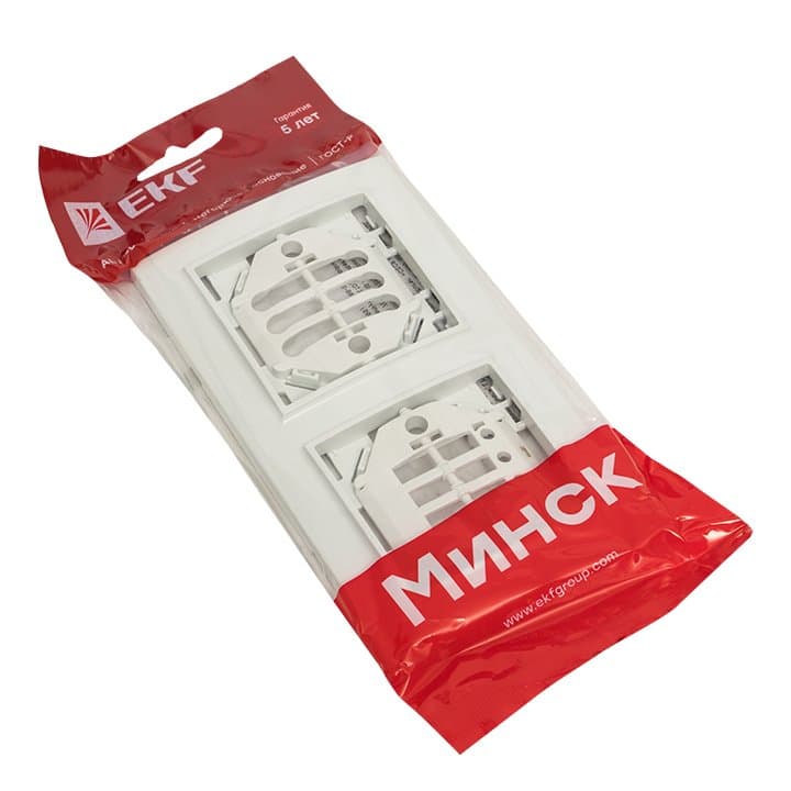 EKF Basic Минск Белый Рамка 2-ая горизонтальная — миниатюра 6