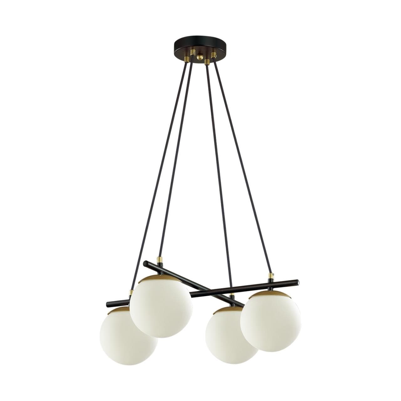 Lumion 5212/4 MODERNI черный, золотой Люстра E27 4*60W 220V RANDI
