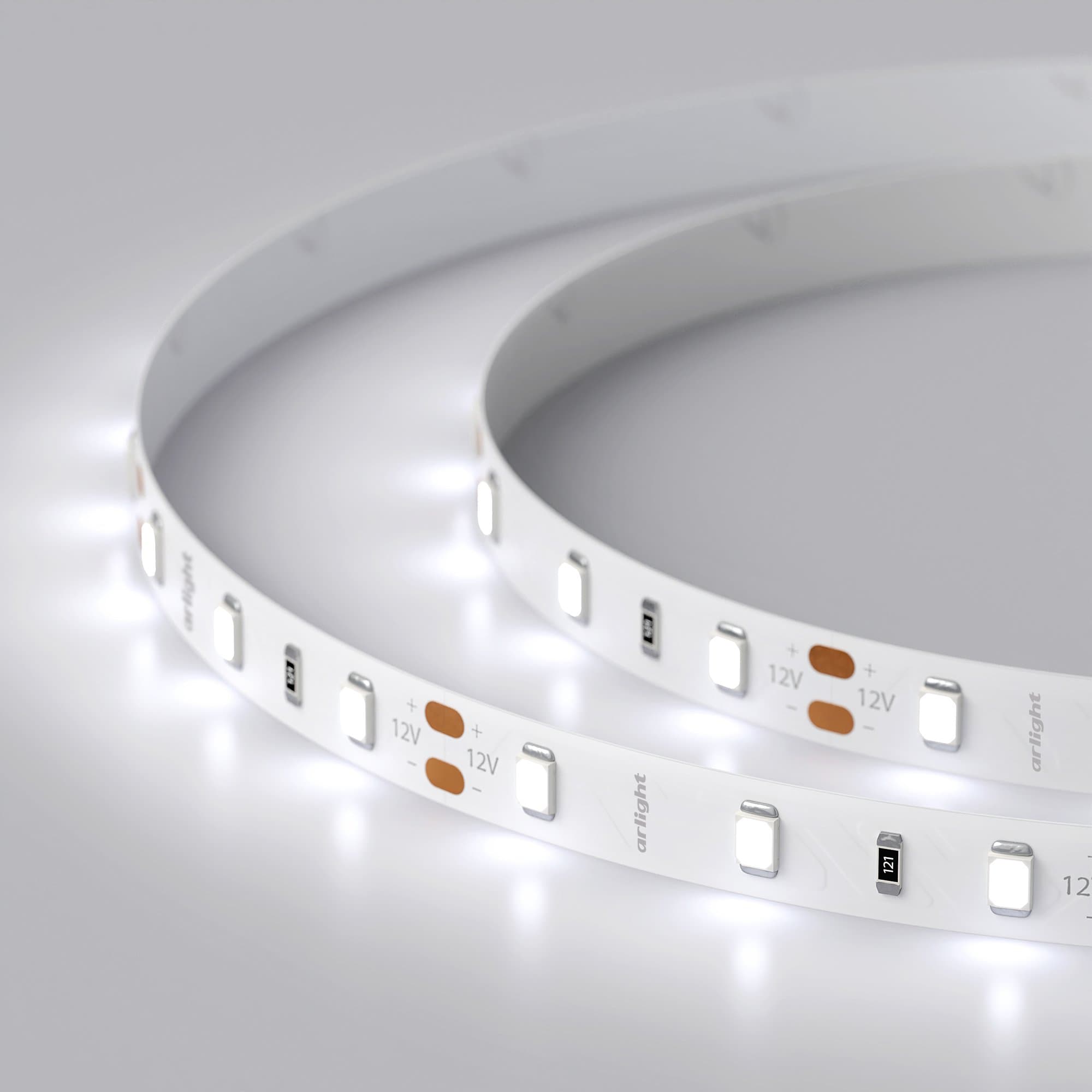 Arlight Светодиодная лента RT 2-5000 12V Cool 8K (2835, 300 LED, PRO) (7.2 Вт/м, IP20) 016889(1) — миниатюра 3