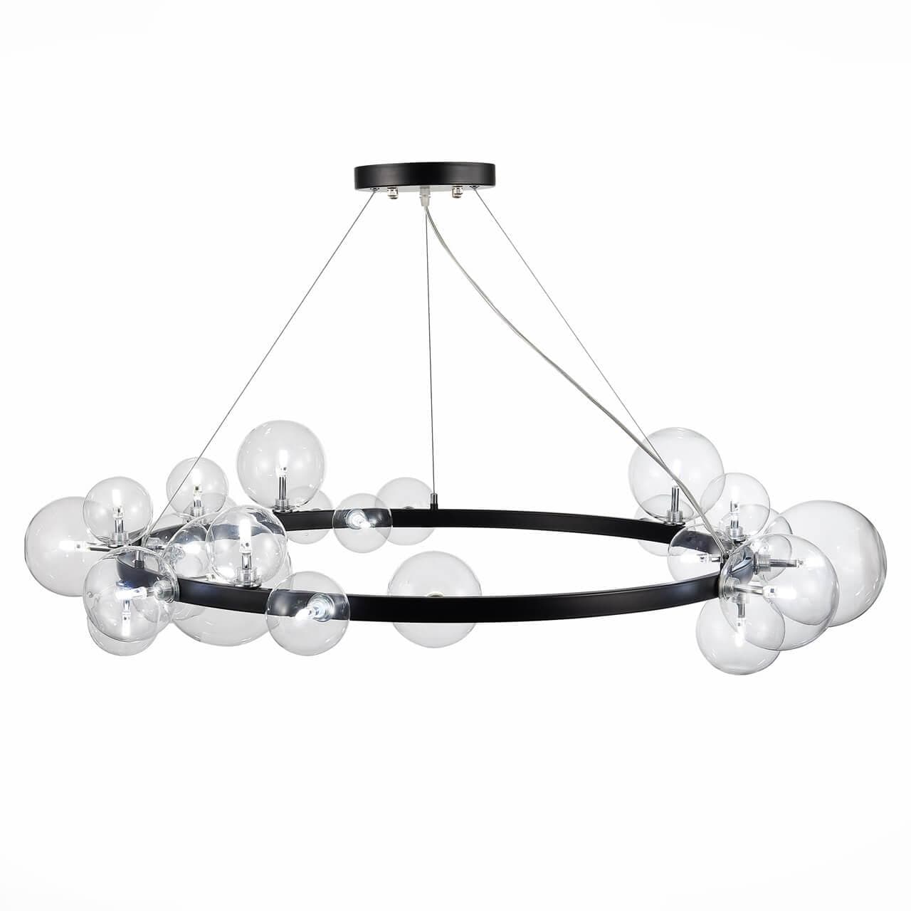 ST Luce SL1165.403.24 Светильник подвесной Черный/Прозрачный G4 24*3W — миниатюра 3