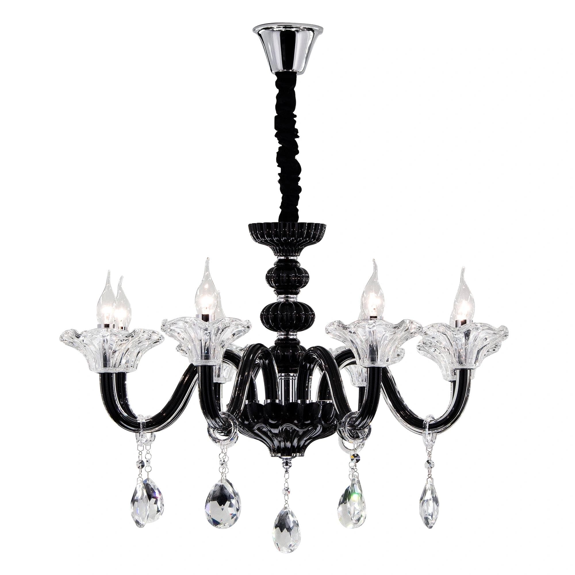 Citilux CL351183 Ирида Черн+Прозр Светильник Люстра
