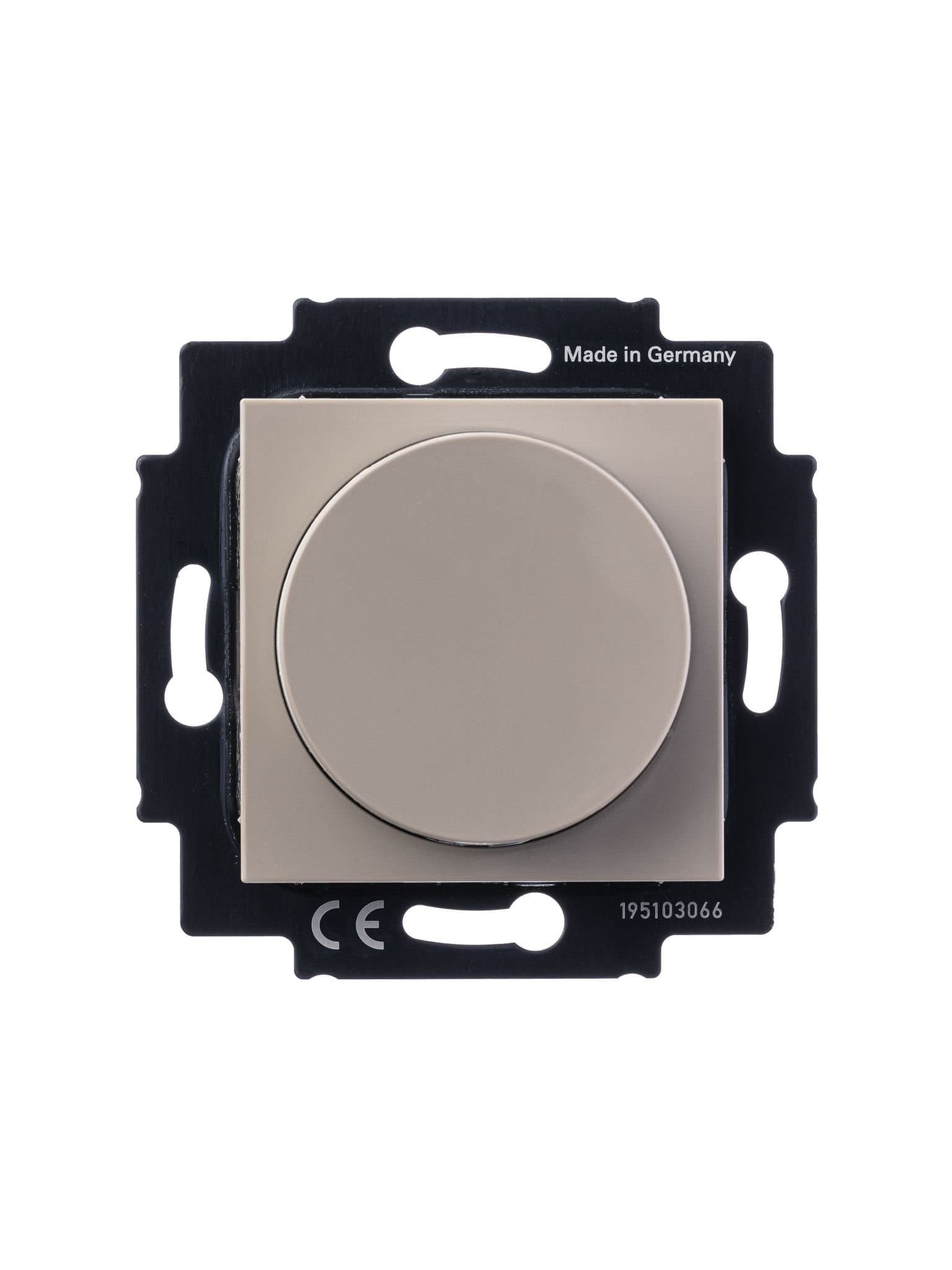 ABB EPJ Levit кофе макиато / белый Диммер поворотно-нажимной, 60-600Вт, R, 2CHH942247A6018 — миниатюра 5
