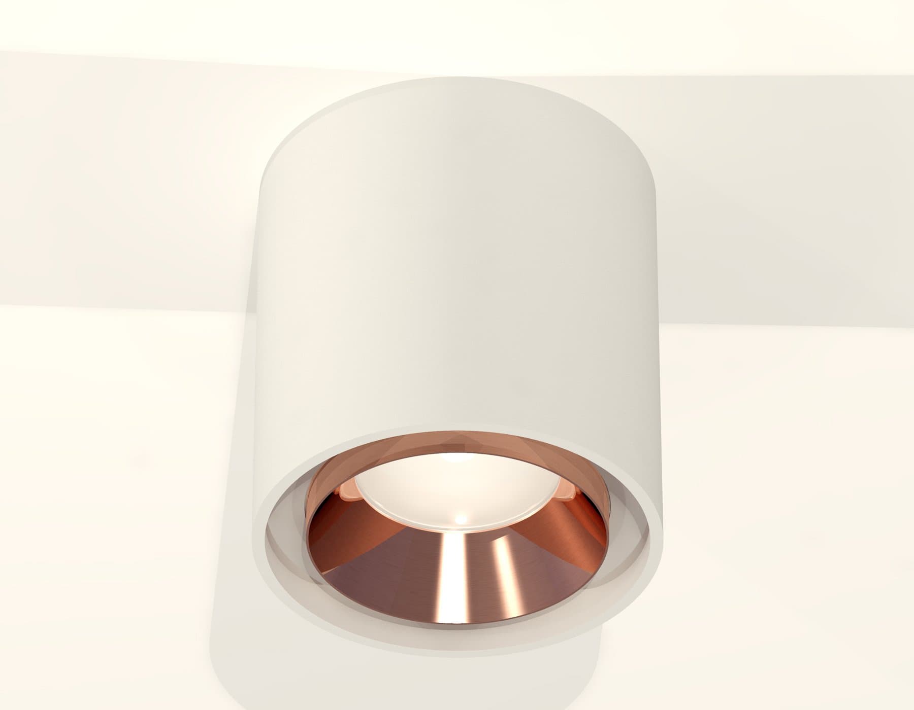 Ambrella Комплект накладного светильника XS7722005 SWH/PPG белый песок/золото розовое полированное MR16 GU5.3 (C7722, N7035) — миниатюра 2