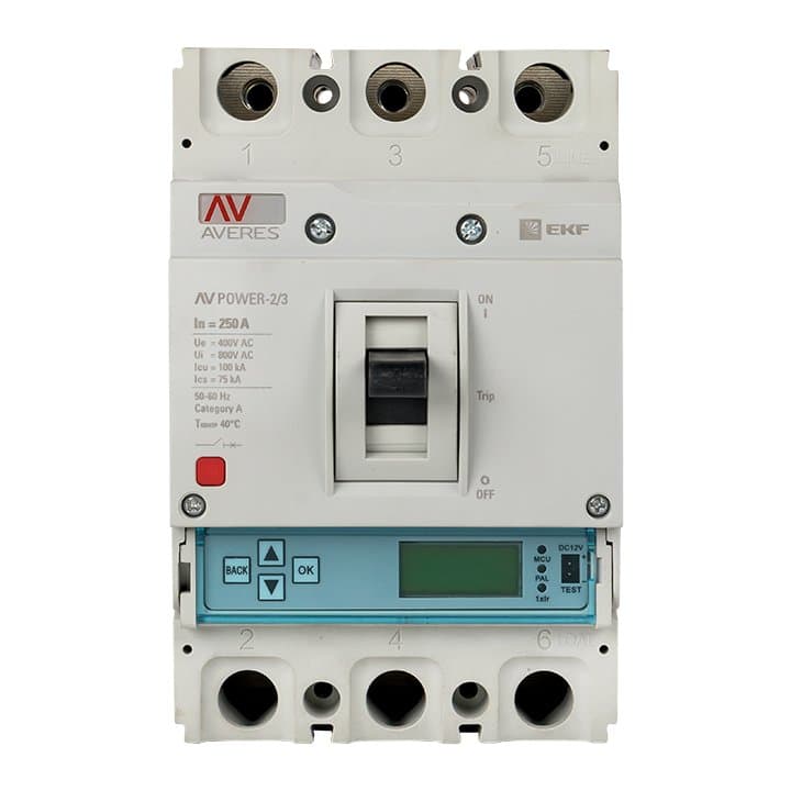 EKF Averes Автоматический выключатель AV POWER-2/3 250А 50kA ETU6.0 — миниатюра 2