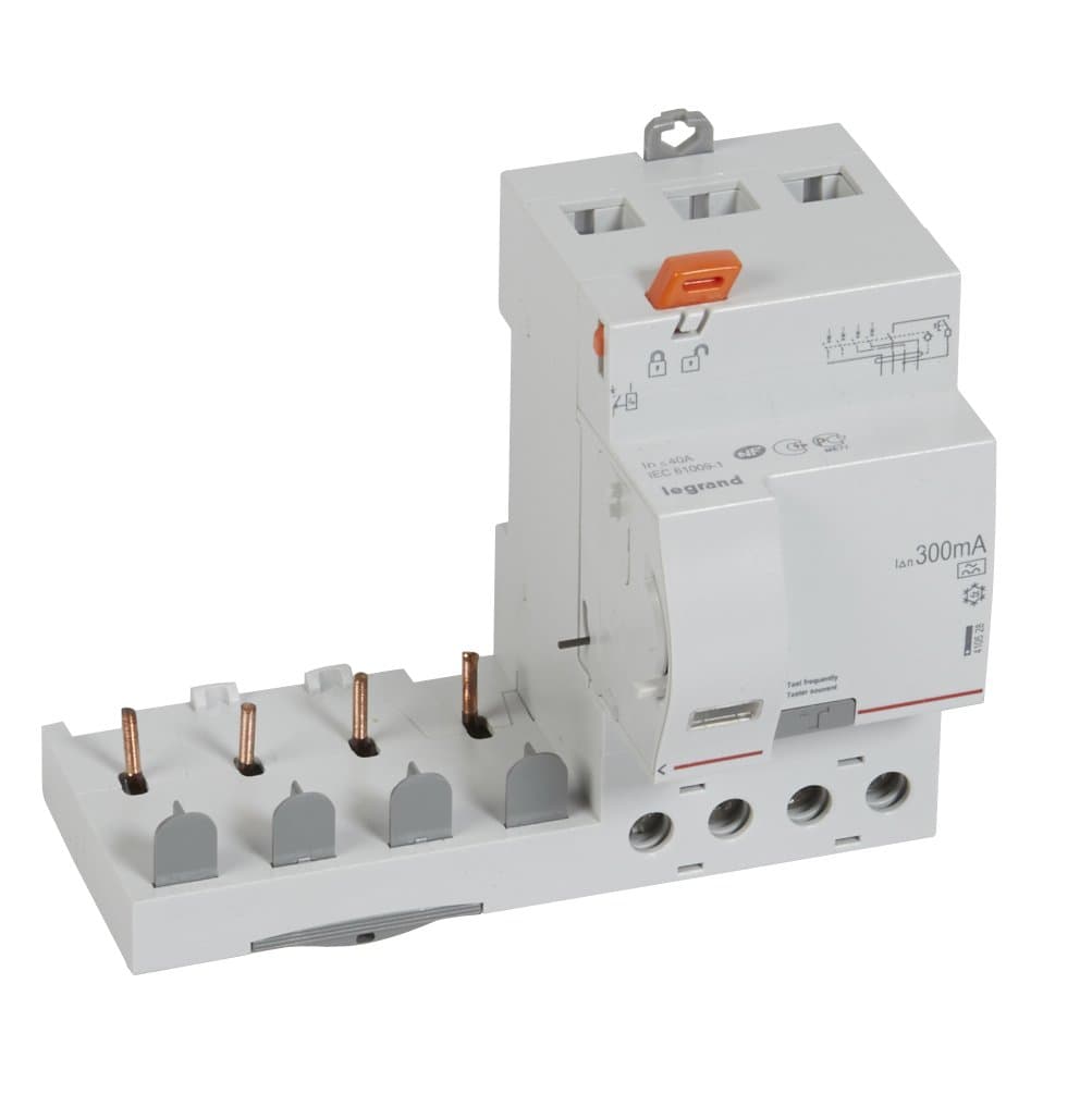 Legrand DX3 Дифференциальный блок тип A 300 мА 4P 400В 40А 3 мод 410528 — миниатюра 2