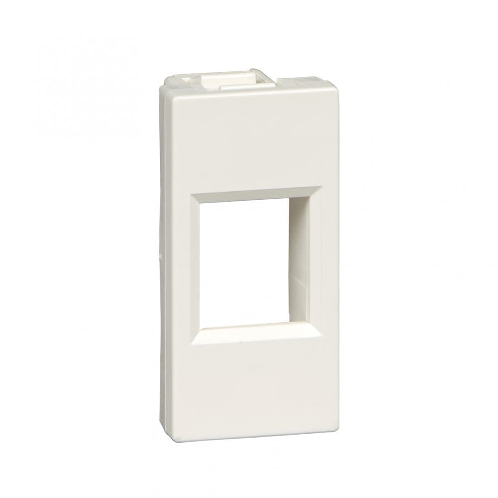 Systeme Electric Лиц.плата W45 1мод 1xKeystone RAL9010