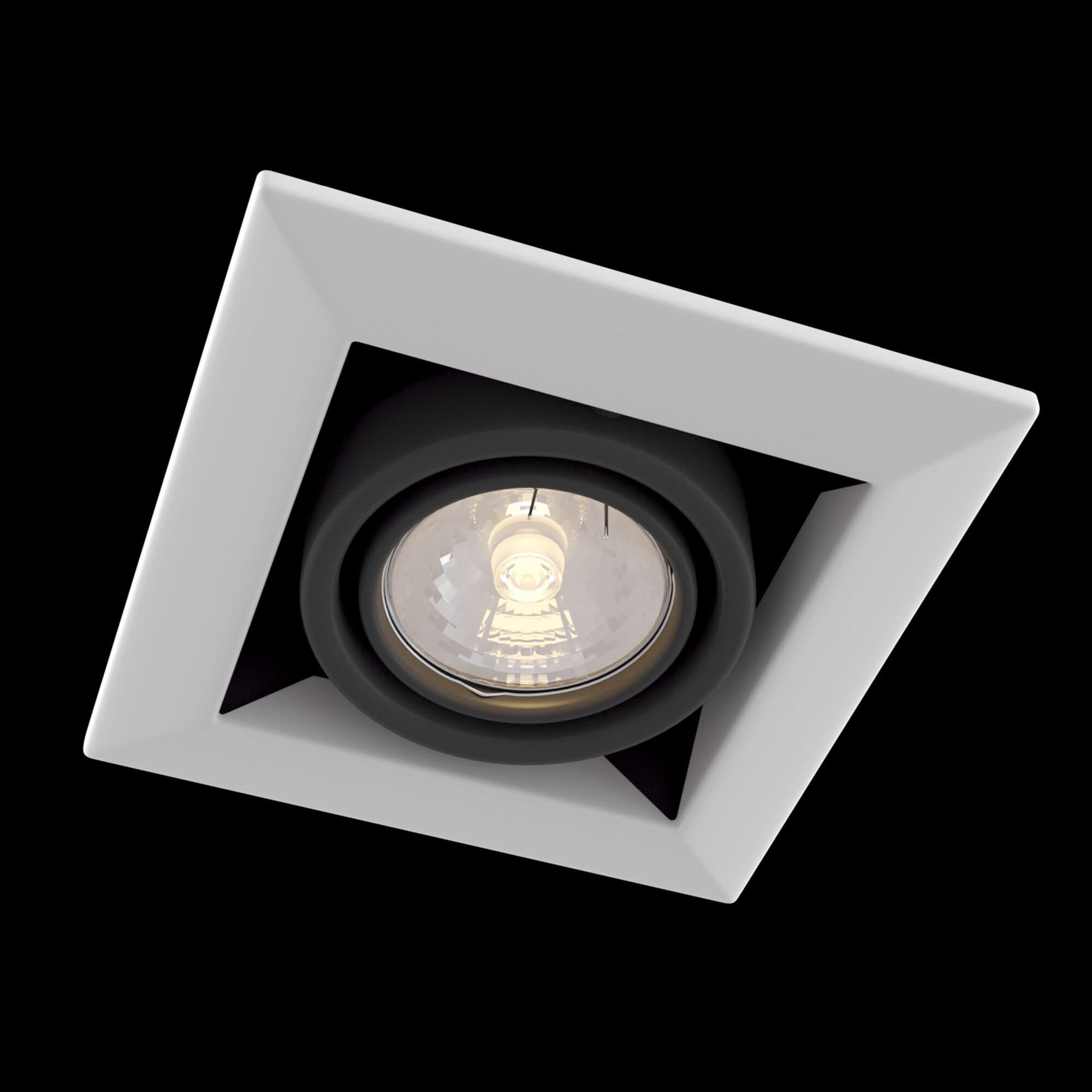 Maytoni DownLight Metal Белый Встроенный светильник 1xGU10 50W DL008-2-01-W — миниатюра 8