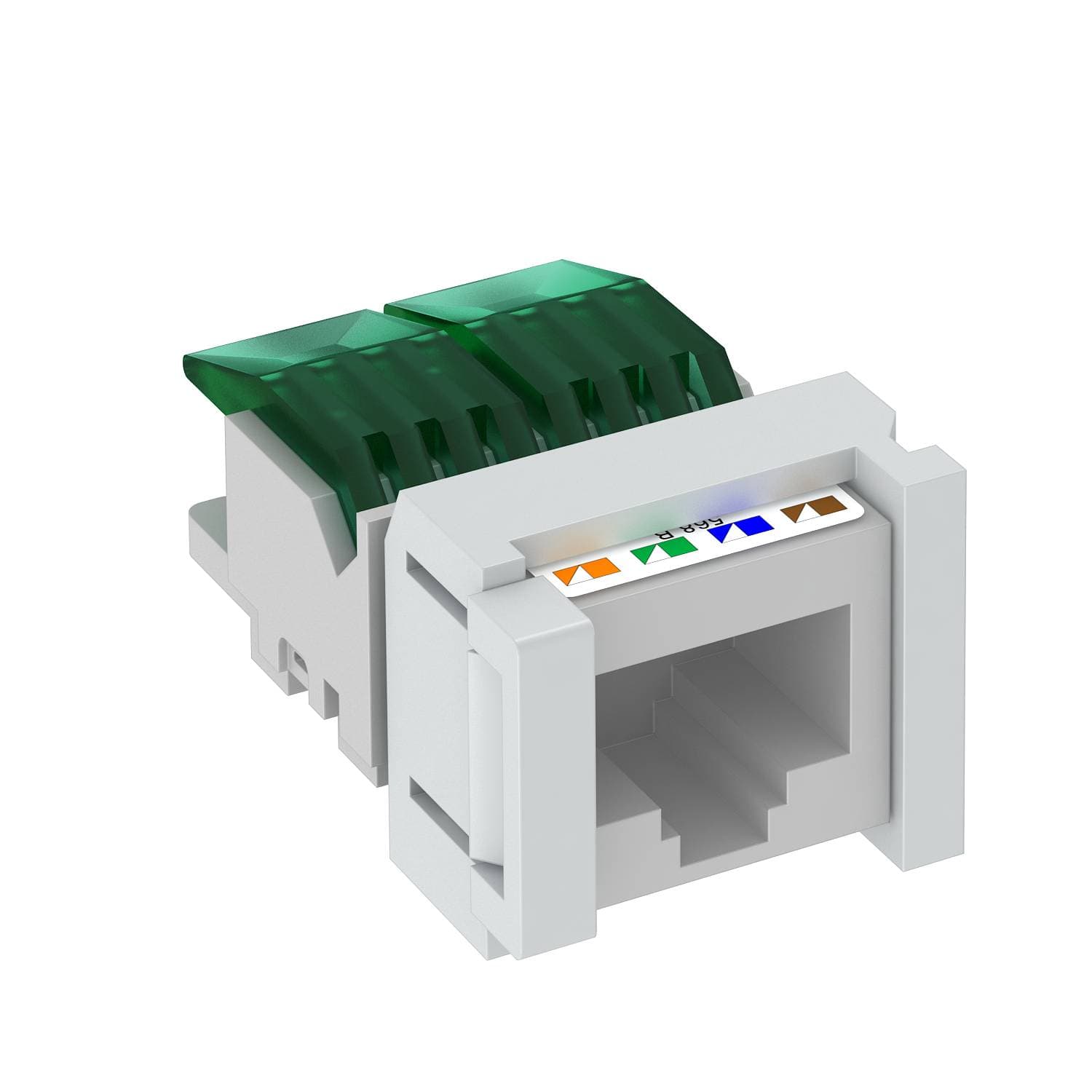 OBO Bettermann Разъем RJ45 категория 5e неэкранированный (UTP) Snap-In 6117347
