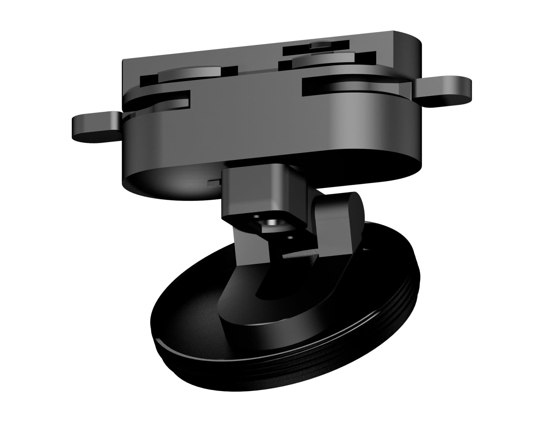 Ambrella Крепеж трековый скрытый поворотный A2526 SBK черный песок D80*H55mm (для корпуса D60mm)