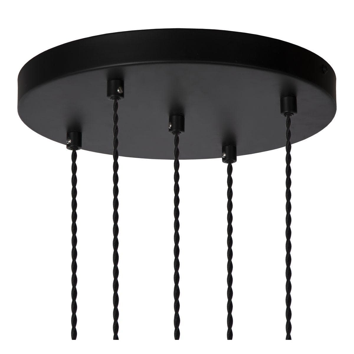 Lucide GELKA Светильник подвесной Ø 30 cm 5xE27 Smoke Grey 20416/15/65 — миниатюра 3