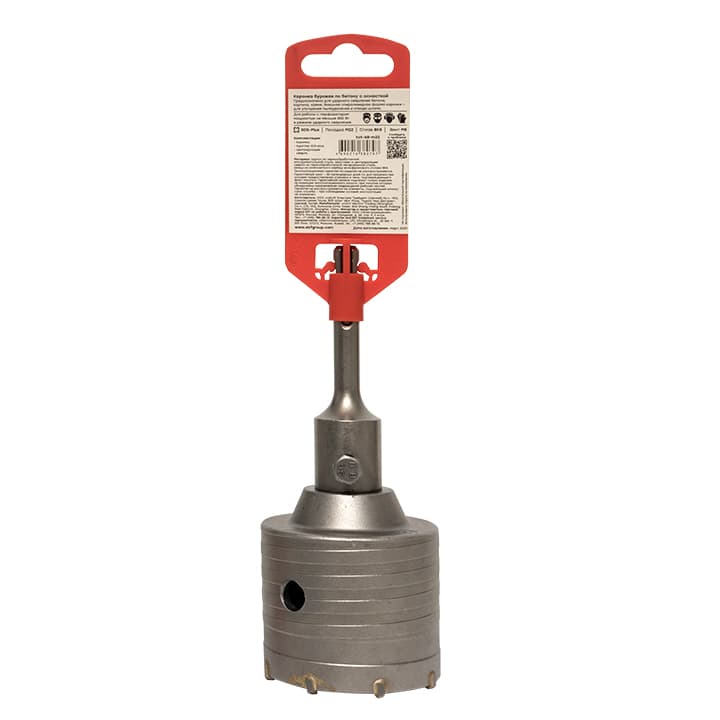 EKF Basic Коронка буровая по бетону с оснасткой TCT-68 М22 SDS-plus Master — миниатюра 2