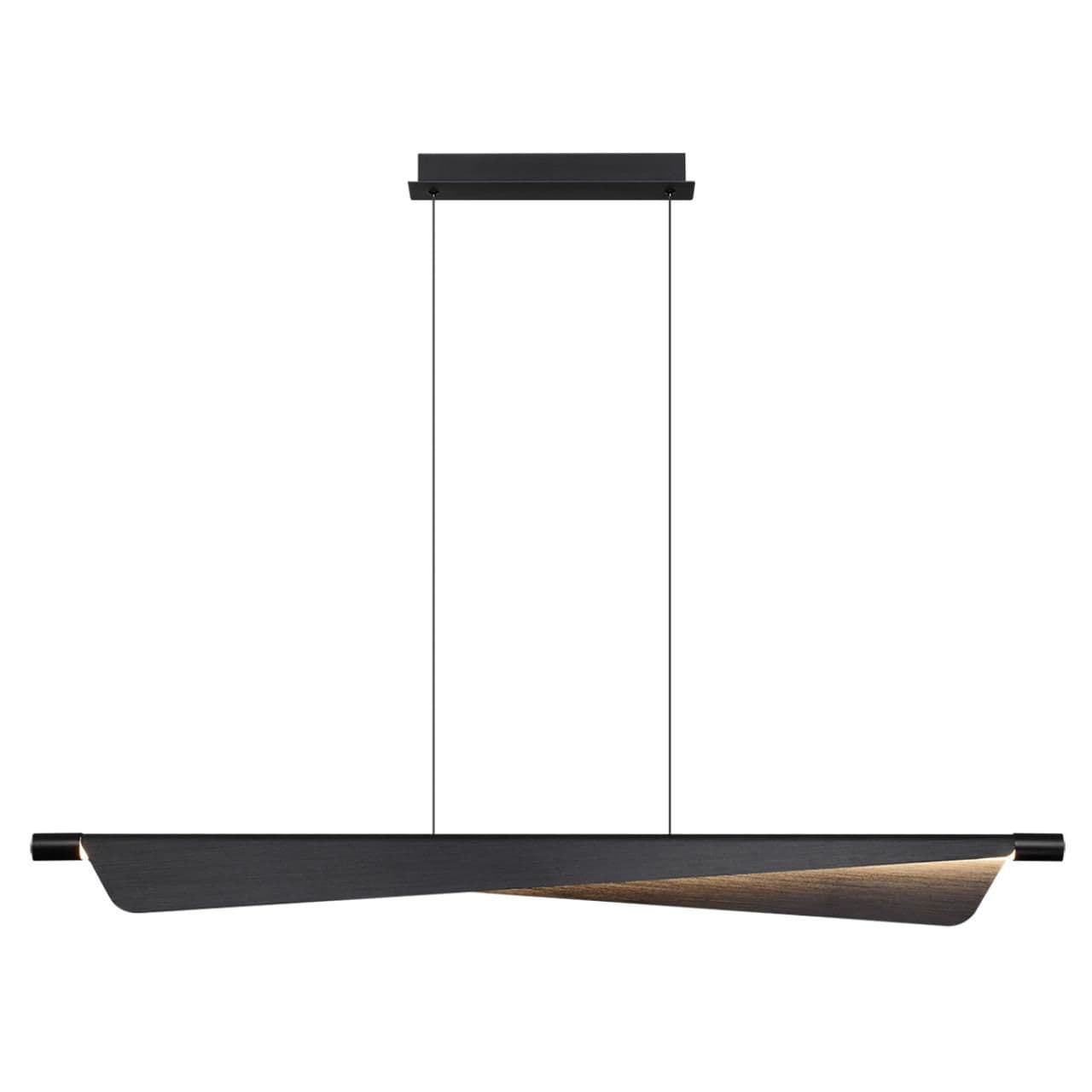 Odeon Light 7017/24LA HIGHTECH ODL25 Подвесной светильник c сенсорн. выкл (диммер яркости) металл/акрил черн. брашинг IP20 24W CRI 90 3000K 220V LINEA