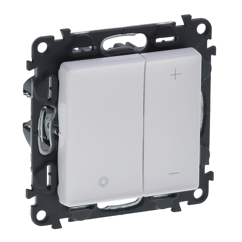 Legrand Valena LIFE DIY Бел Светорегулятор кнопочный универ. 400Вт без нейтрали 752462