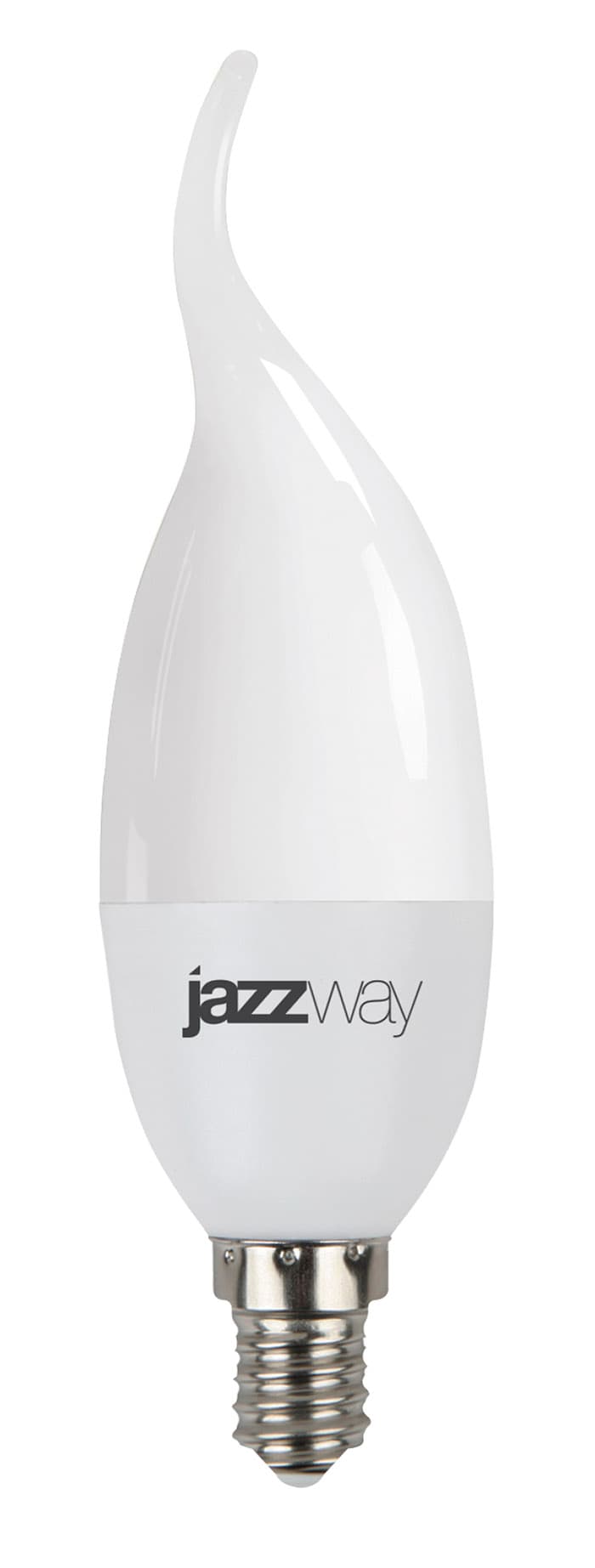 Jazzway Лампа светодиодная (LED) «свеча на ветру» d38мм E14 220° 7Вт 220-240В матовая нейтральная холодно-белая 4000К .1027917-2 — миниатюра 1