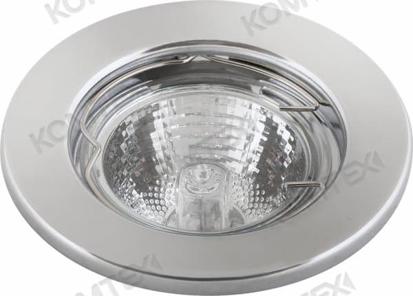 Comtech Carina Светильник галогеновый встраиваемый MR16 1x50W GU5.3 хром P002015/L