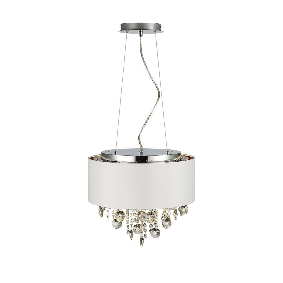 ST Luce SL1350.503.04 Светильник подвесной Хром/Белый, Золотой, Прозрачный E14 4*40W — миниатюра 3
