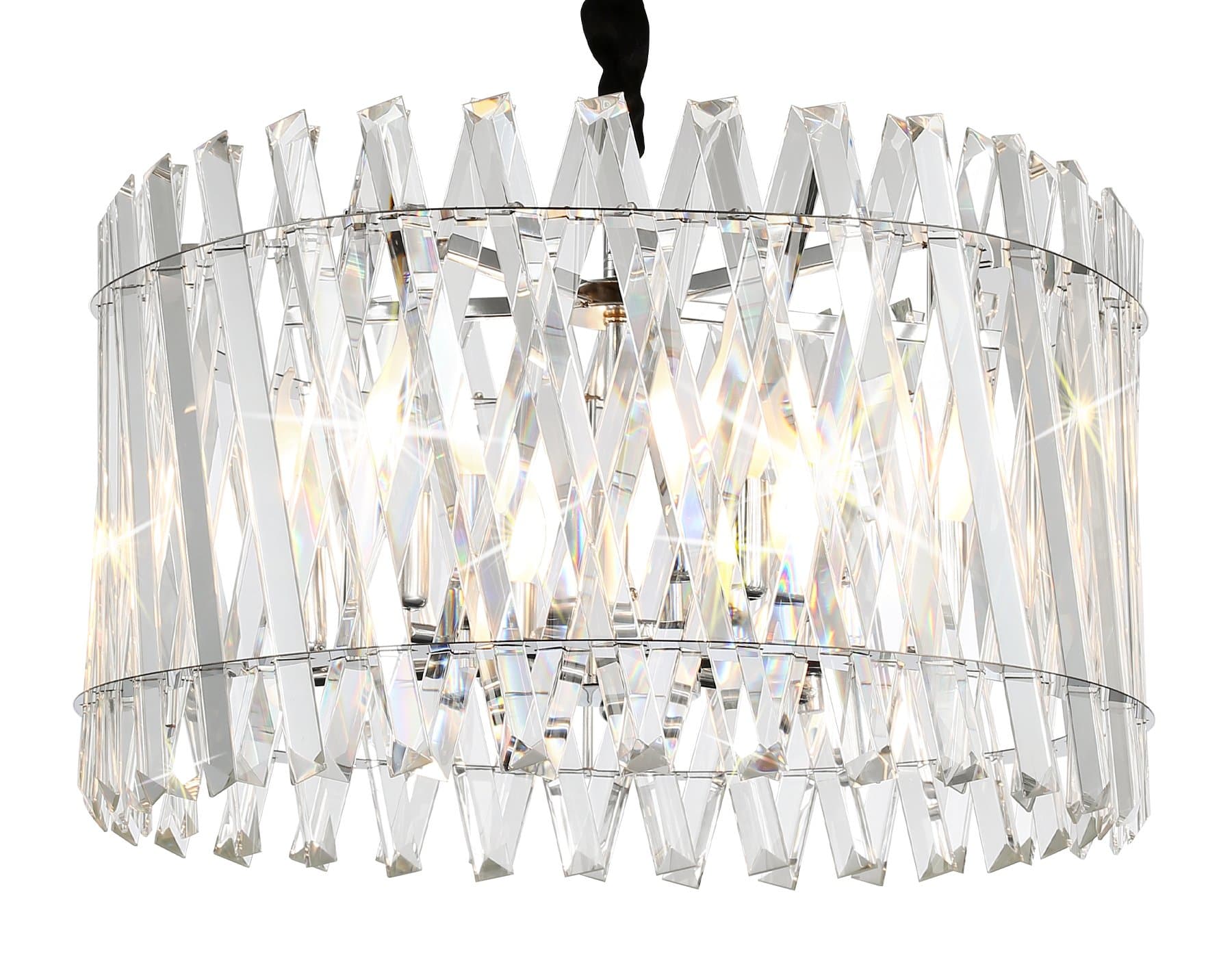 Ambrella Подвесная люстра с хрусталем TR5062/6 CH/CL хром/прозрачный E14/6 max 40W D500*295 — миниатюра 1
