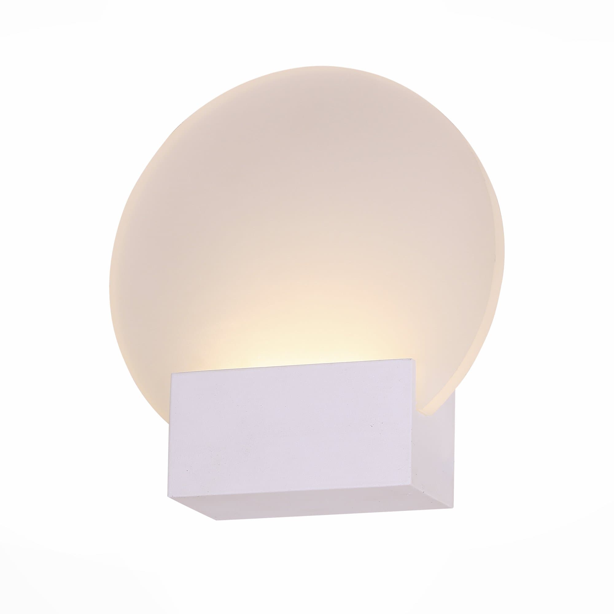 ST LUCE SL580.011.01 Светильник настенный  Белый/Белый LED 1*6W