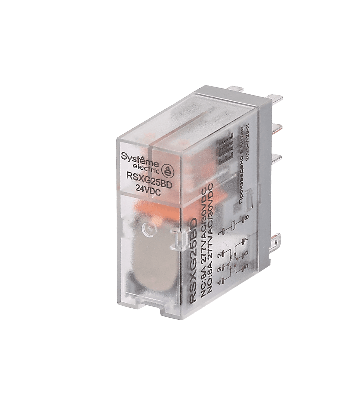 Systeme Electric Реле 8A 2CO 24VDC