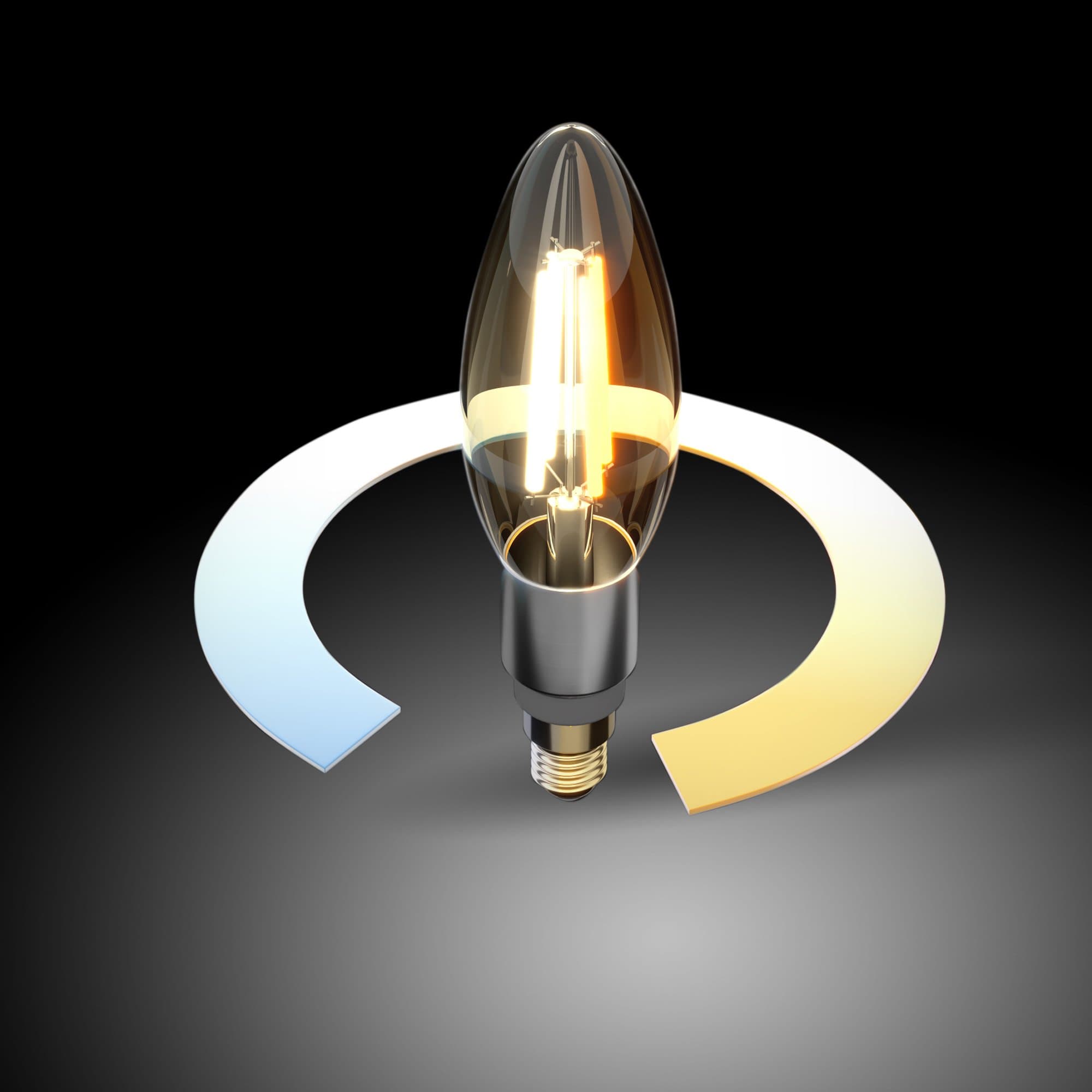Elektrostandard BLE1437/ Светодиодная лампа Свеча Smart F C37 Е14 5W 3300К-6500К CCT+DIM a055921