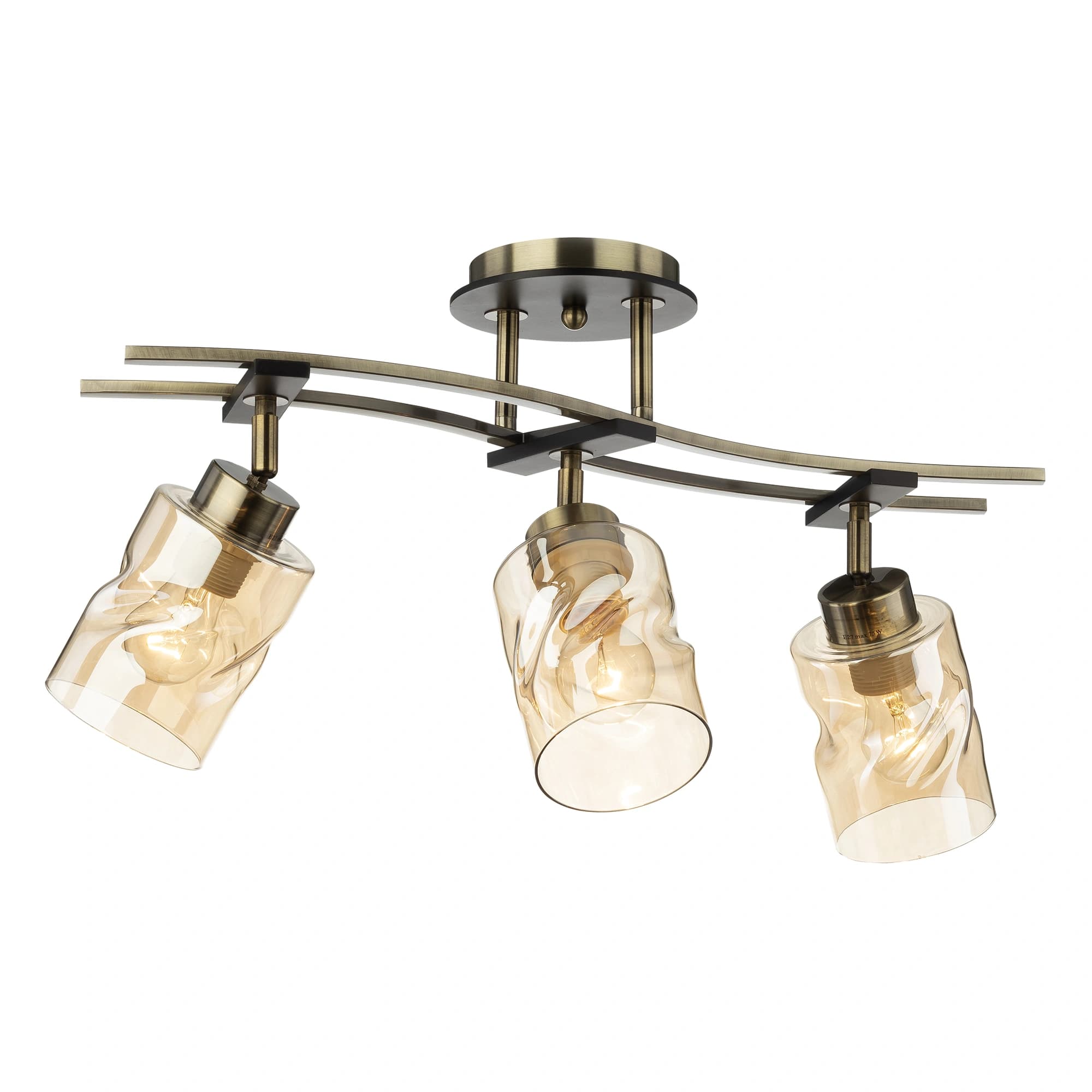 Citilux CL142134 Мерида Брон.Ст.+Венге Светильник потолочный — миниатюра 3