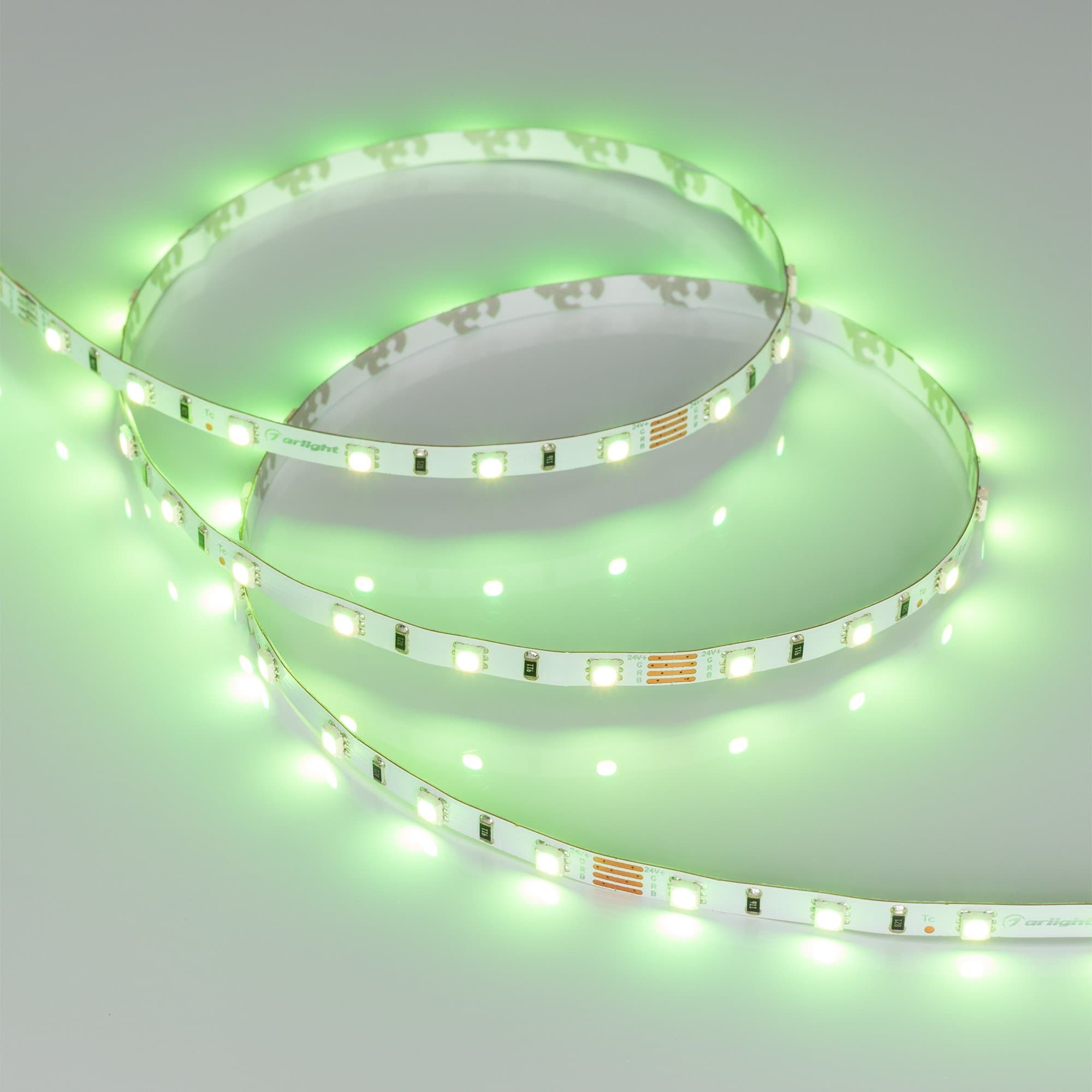 Arlight Светодиодная лента RT-G60-5mm 24V RGB (6.6 W/m, IP20, 3838, 5m) (узкая) 030164(2) — миниатюра 5